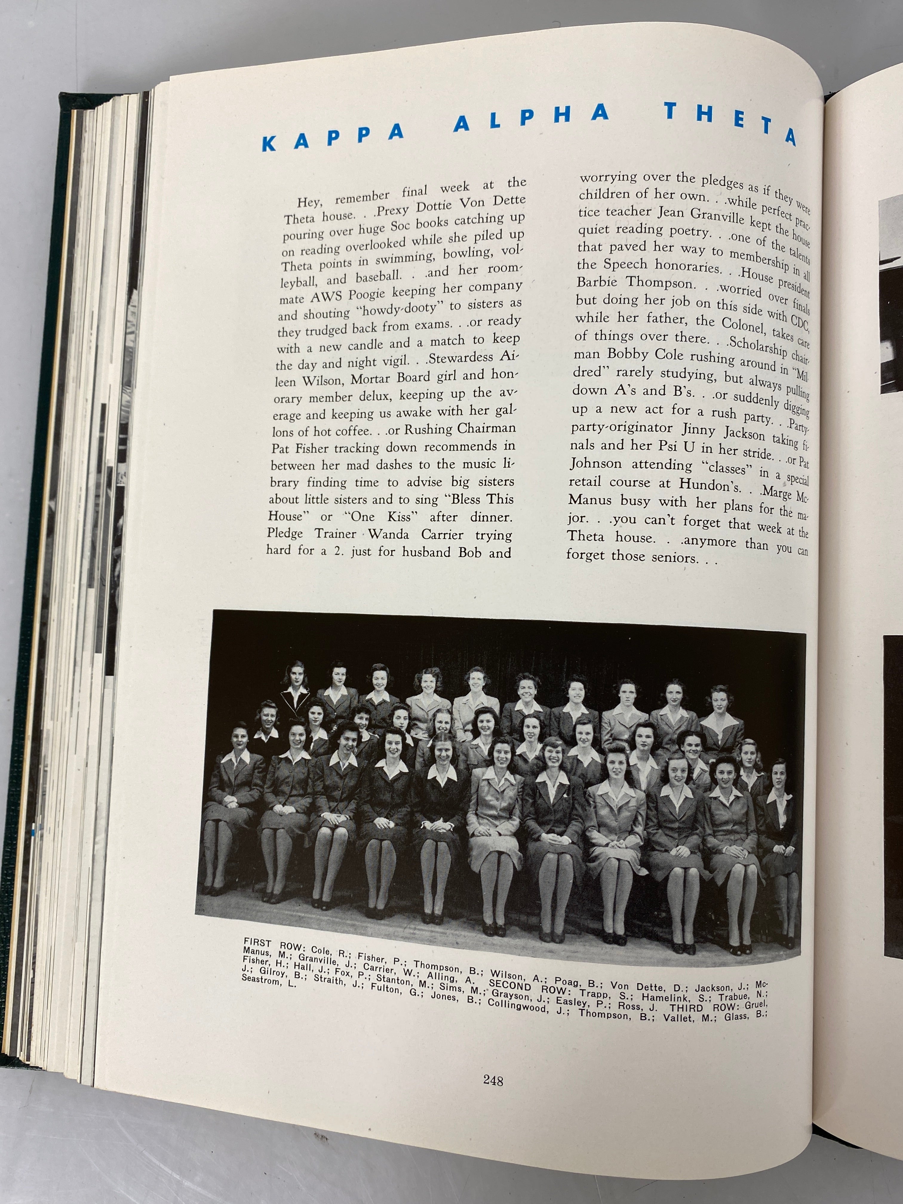 1945 Michigan State College Yearbook Wolverine