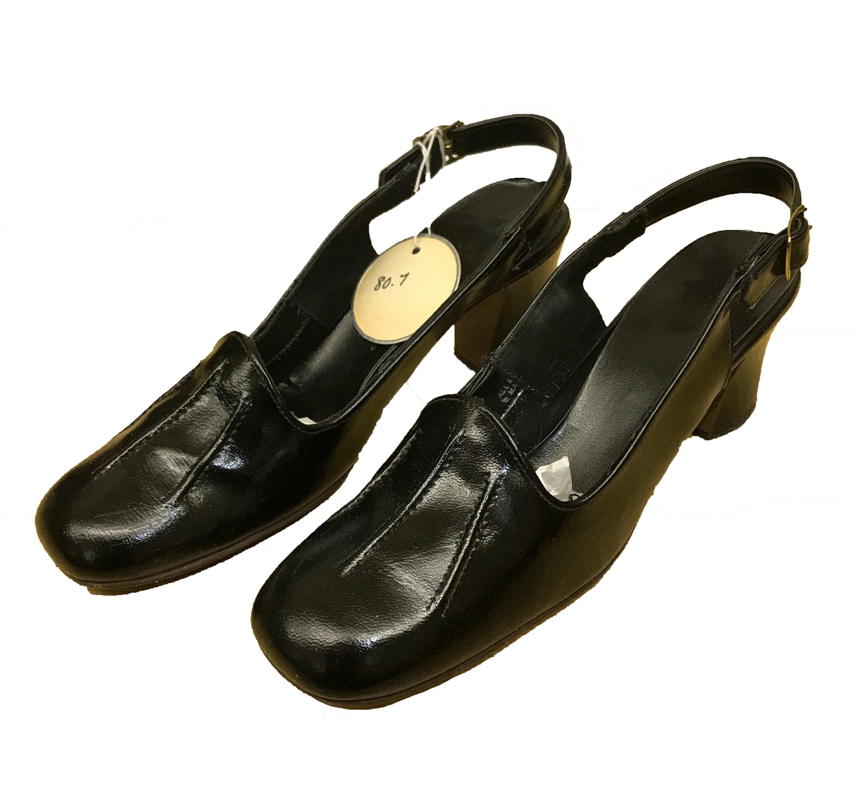 Vintage L.G. Haig Black Heels Women's Size 6.5