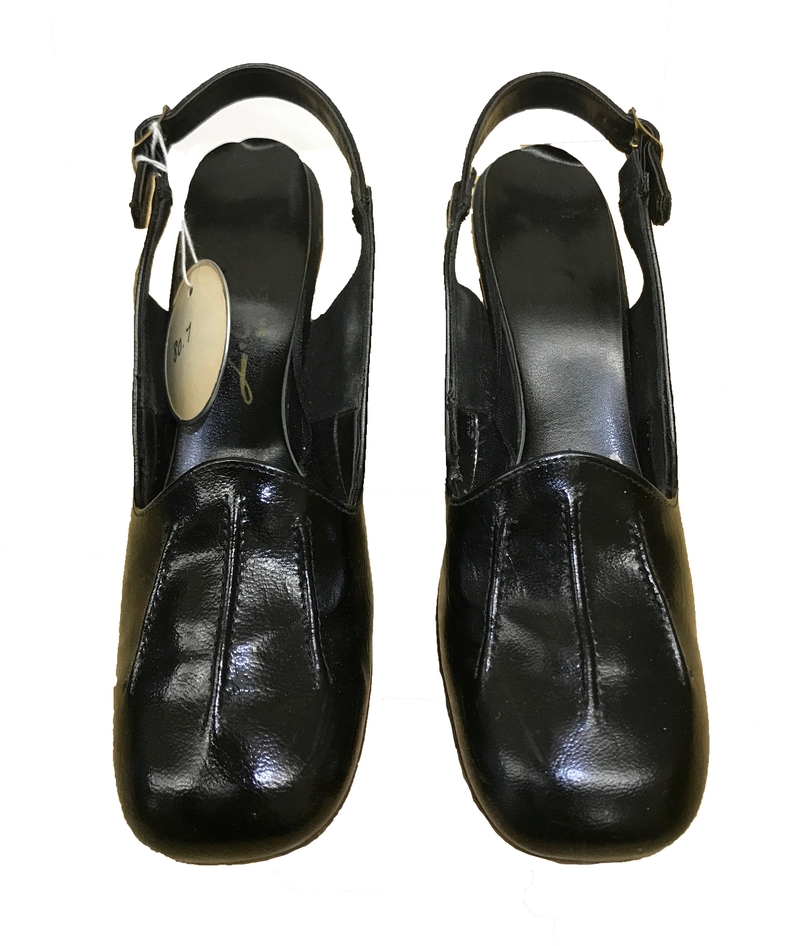 Vintage L.G. Haig Black Heels Women's Size 6.5