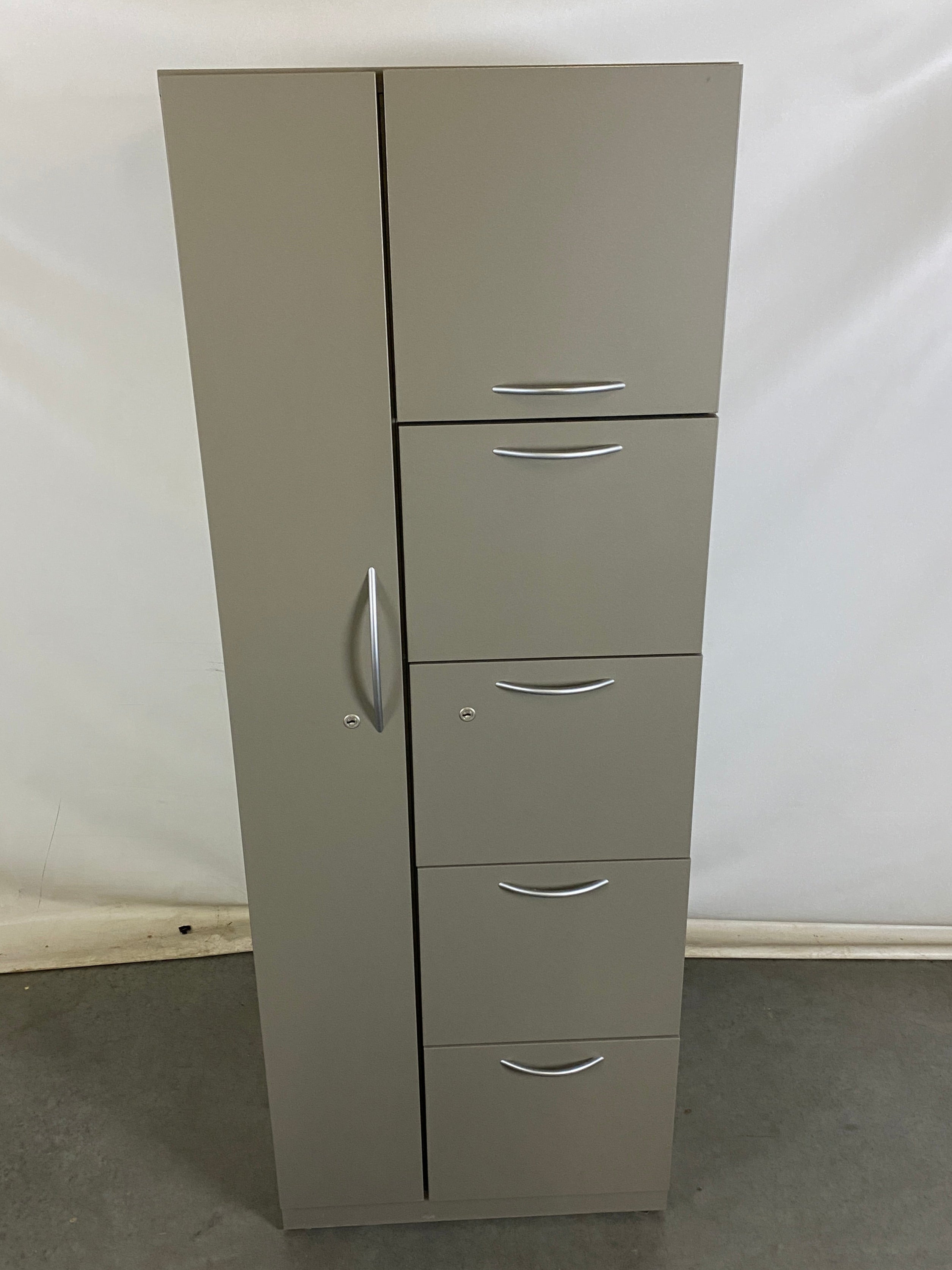 Steelcase Grey 5 Drawer Filing Cabinet Style #1