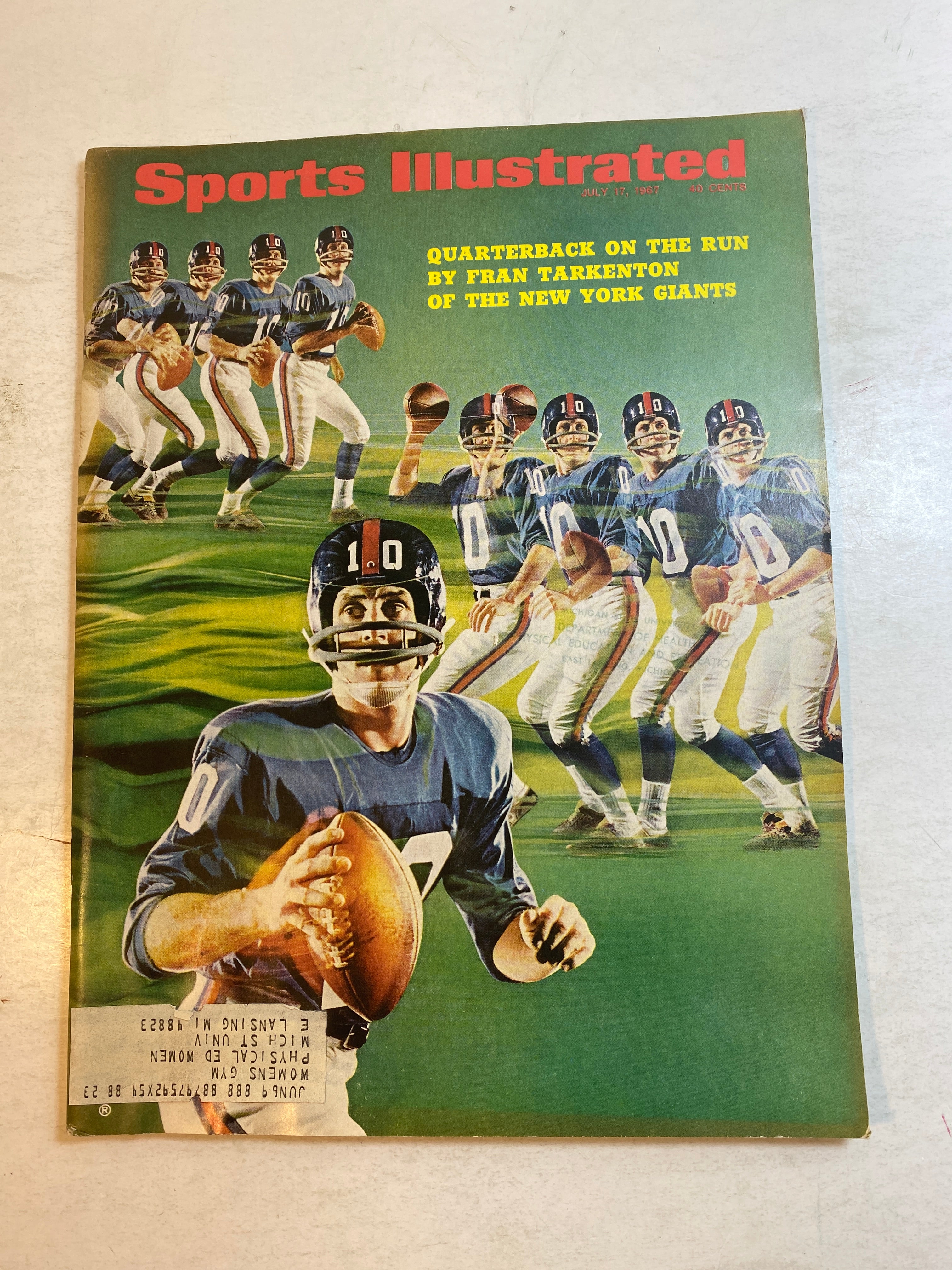 Sports Illustrated July 17 1967 Fran Tarkenton New York Giants
