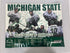 1999-2000 MSU Ice Hockey Poster Signed by Team and Ron Mason CCHA Champs