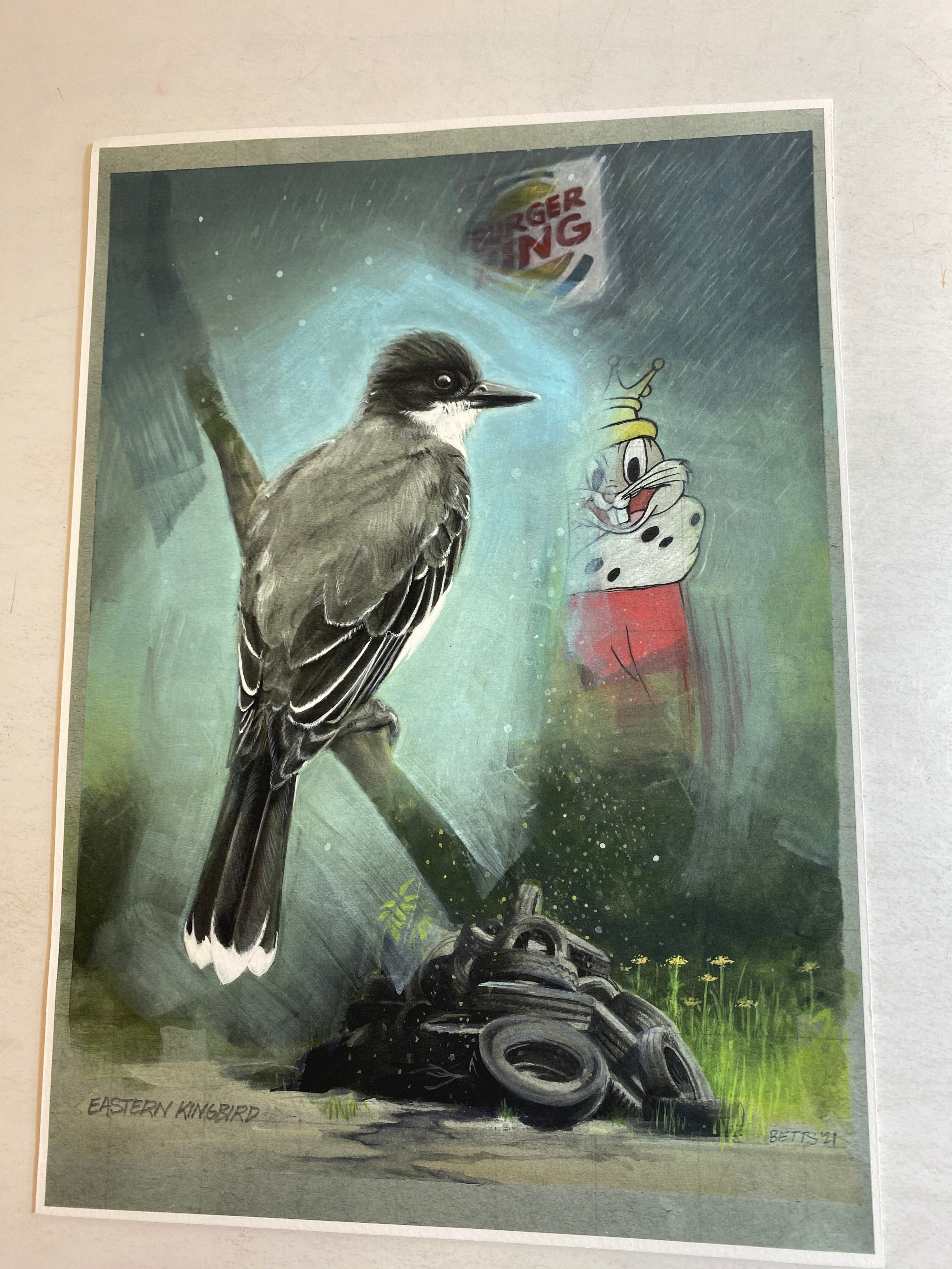Eastern Kingbird Matt Betts Art Print