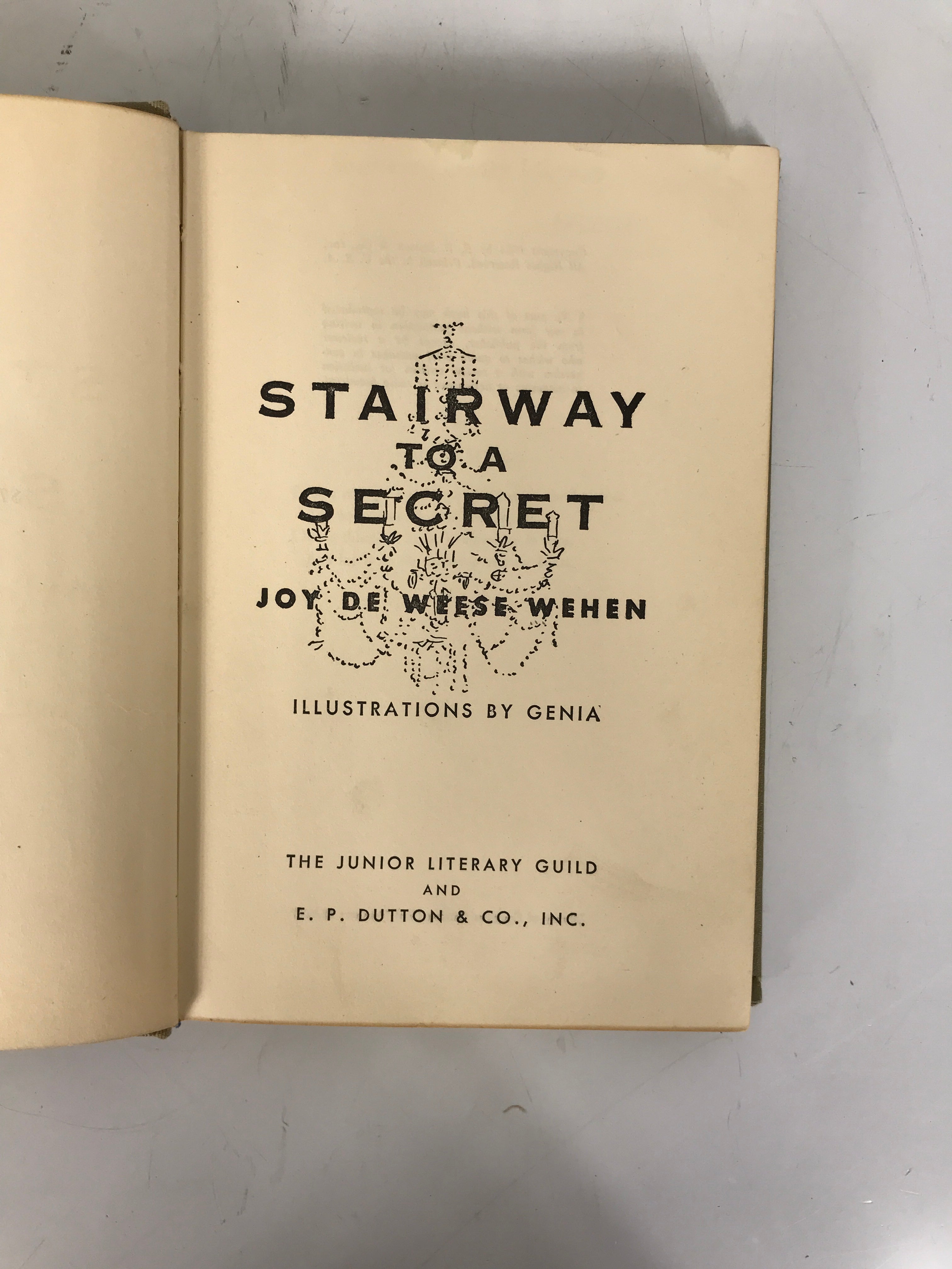 2 Junior Literary Guild Novels: Afke's Ten/Stairway to a Secret 1936-1953 HC