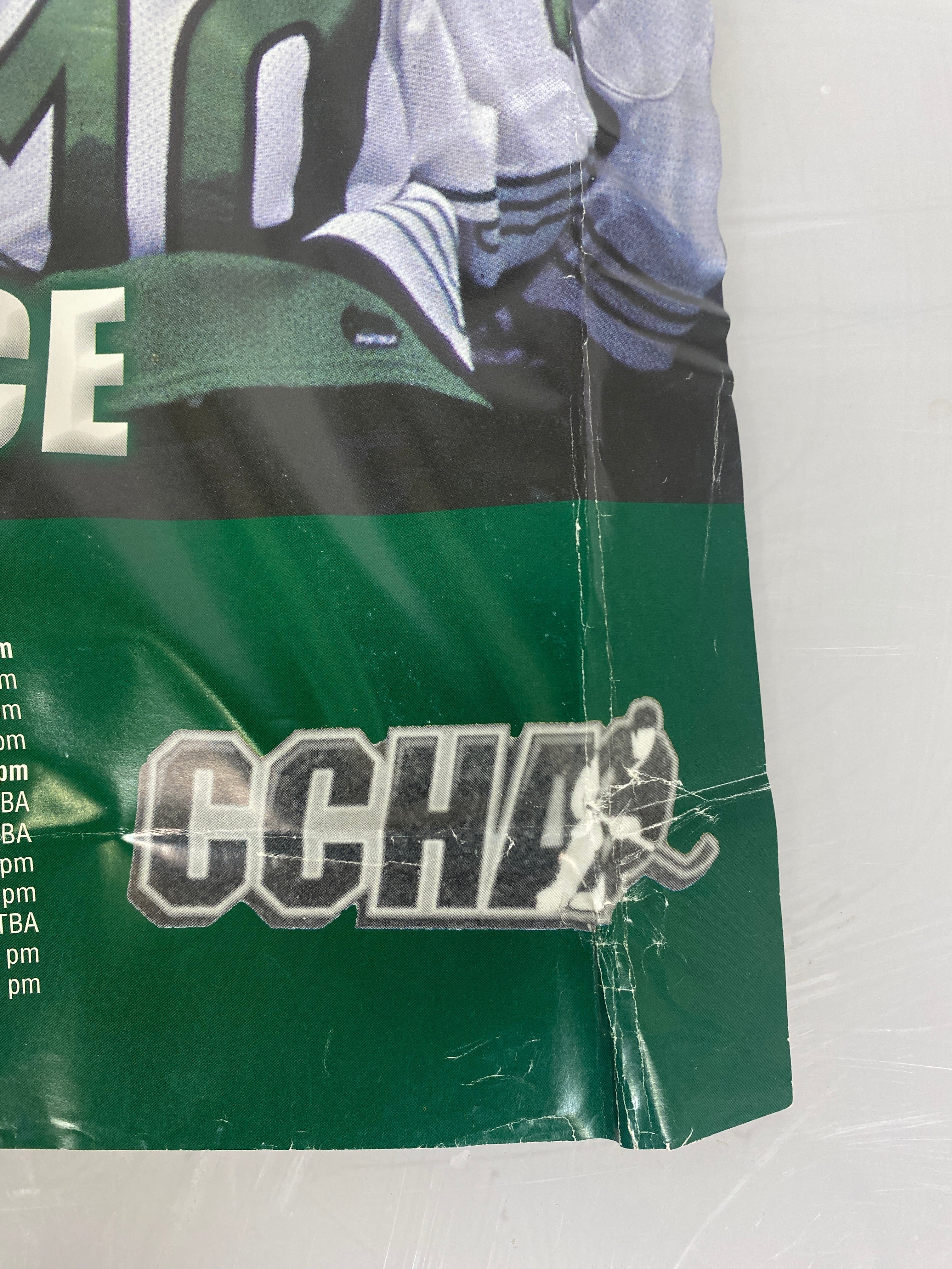 1999-2000 MSU Ice Hockey Poster Signed by Team and Ron Mason CCHA Champs