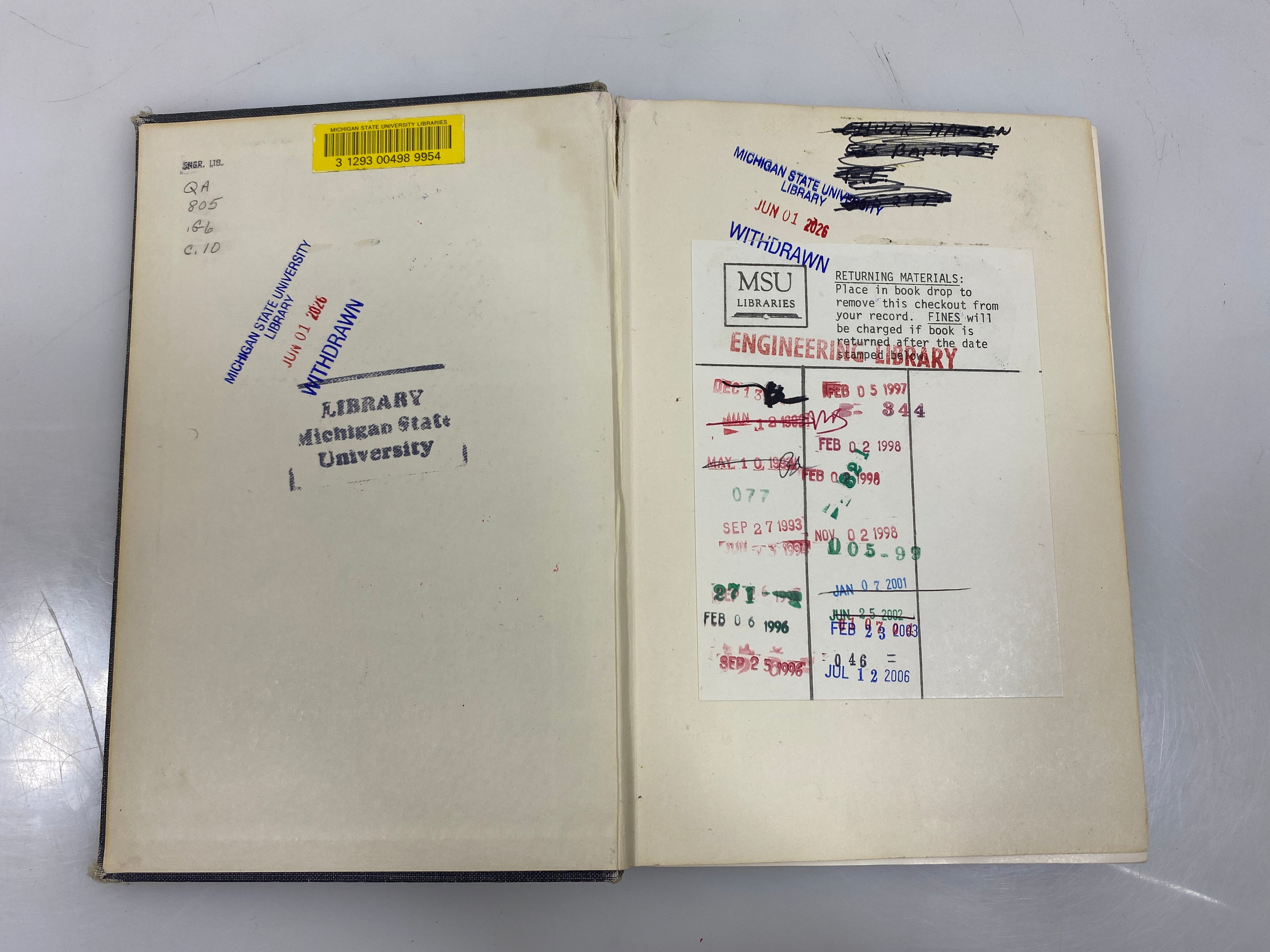 Classical Mechanics by Goldstein Ex-library 1965 HC