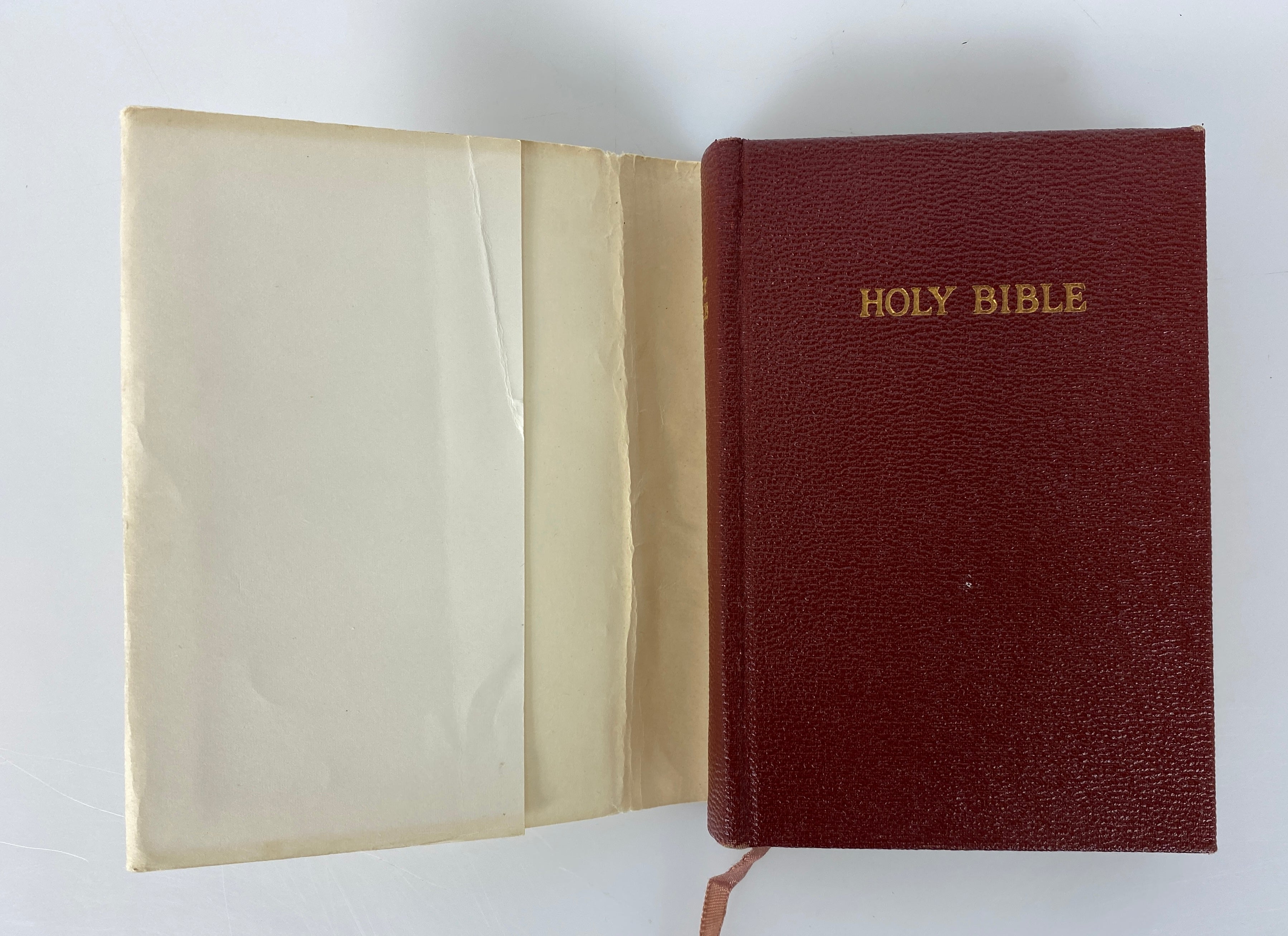 The Holy Bible w Old & New Testaments King James Version Oxford Press HCDJ