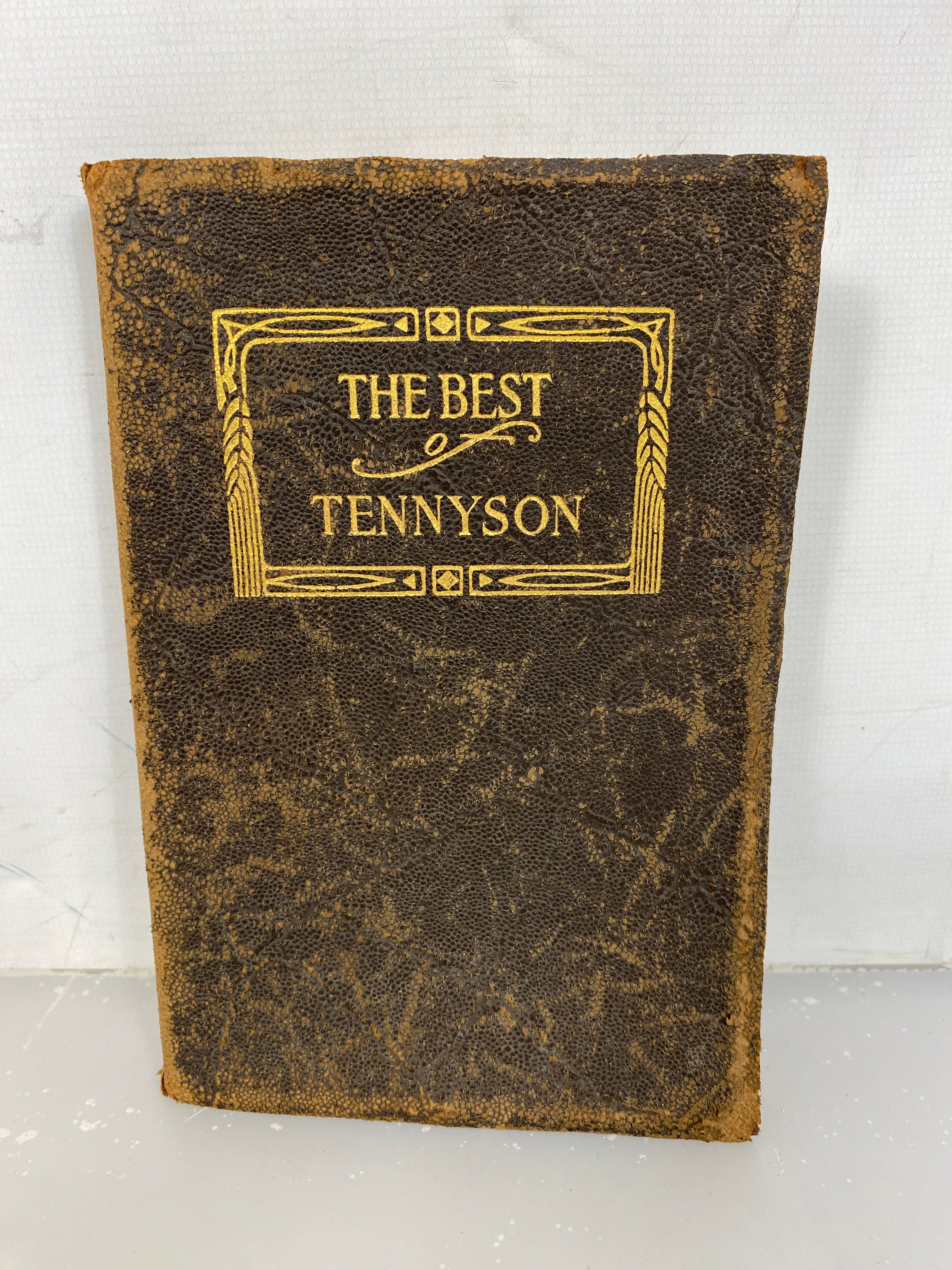 Antique Poetry Book: Tennyson Day by Day Anna H. Smith Thomas Y. Crowell Company 1907 Leather Bound
