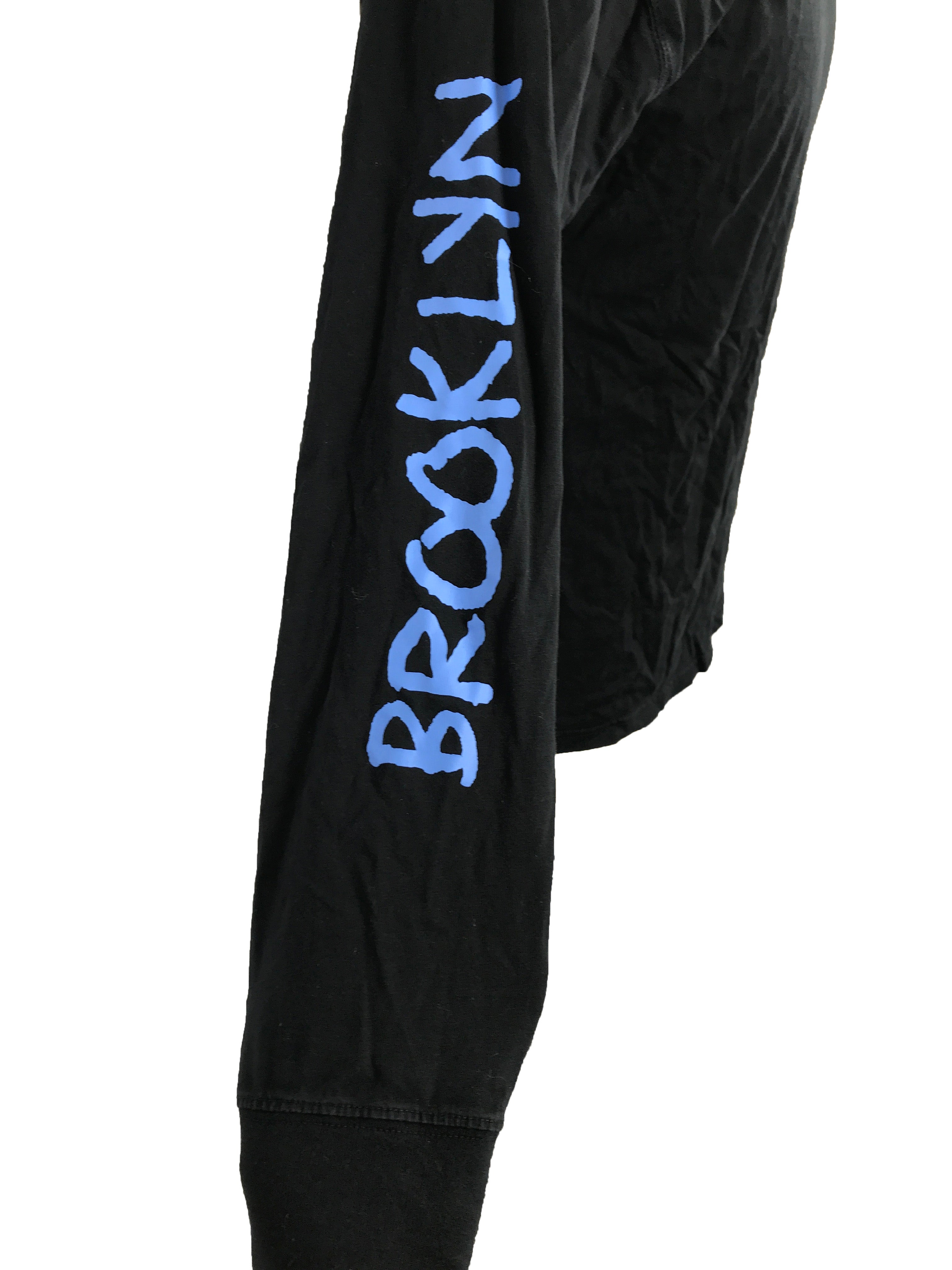 Nike Brooklyn Nets City Edition Basquiat Long Sleeve T-Shirt Men's