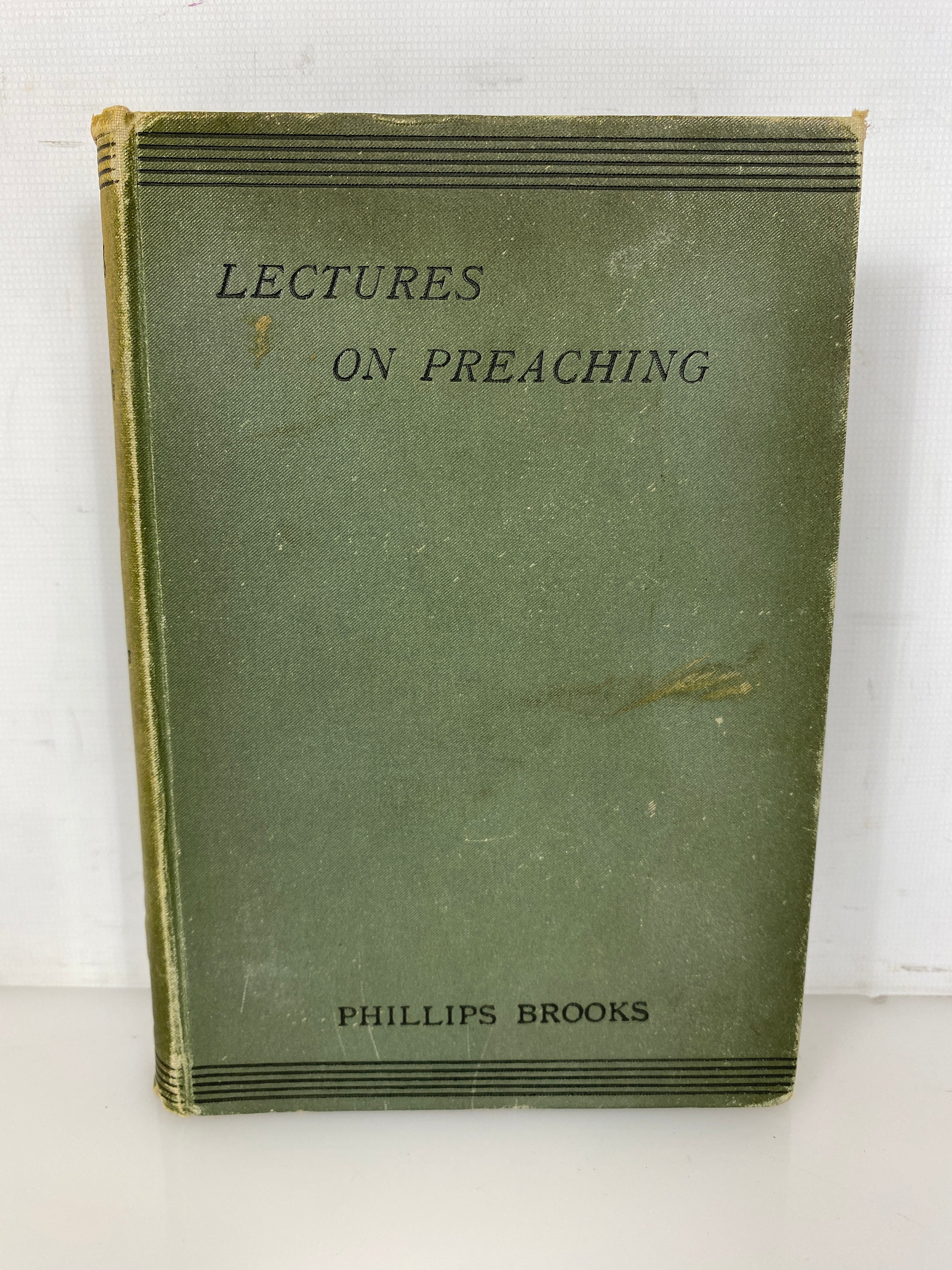 Lectures on Preaching by Phillips Brooks c1880-1890 Antique HC