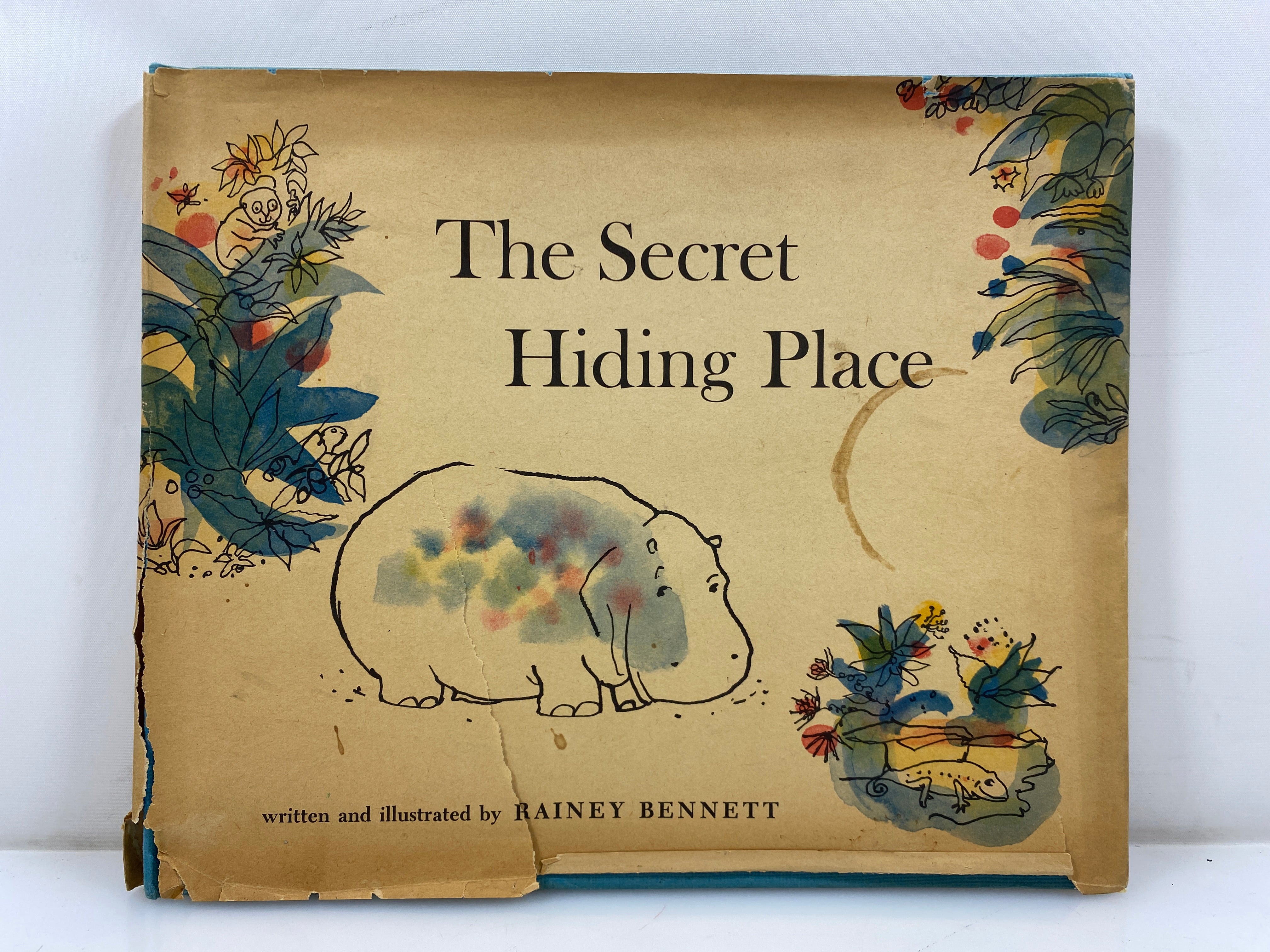 The Secret Hiding Place Bennett 1st Ed. 1961 HCDJ