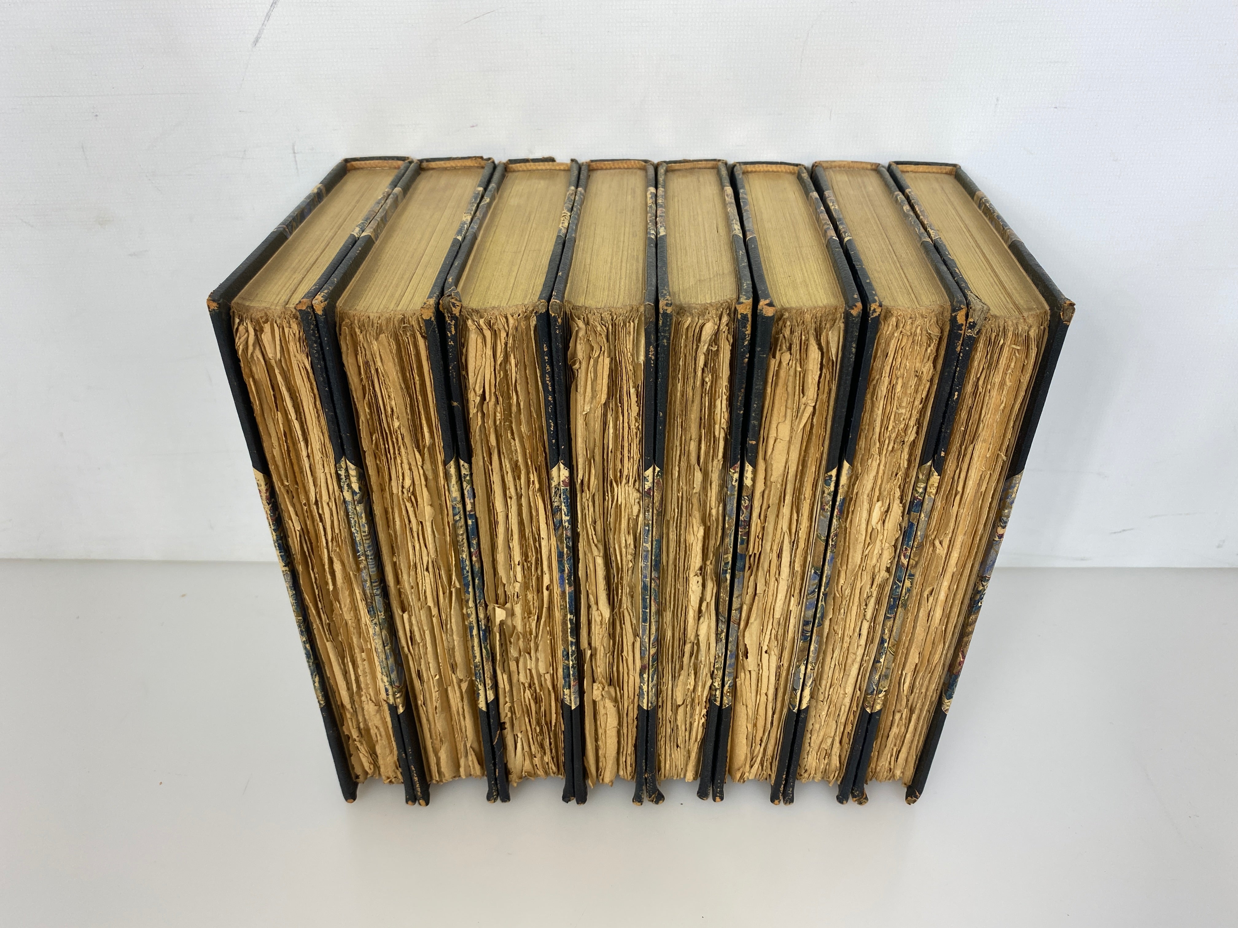 Lot of 8 Antique The Works of George Eliot 1902 Collier & Son HC