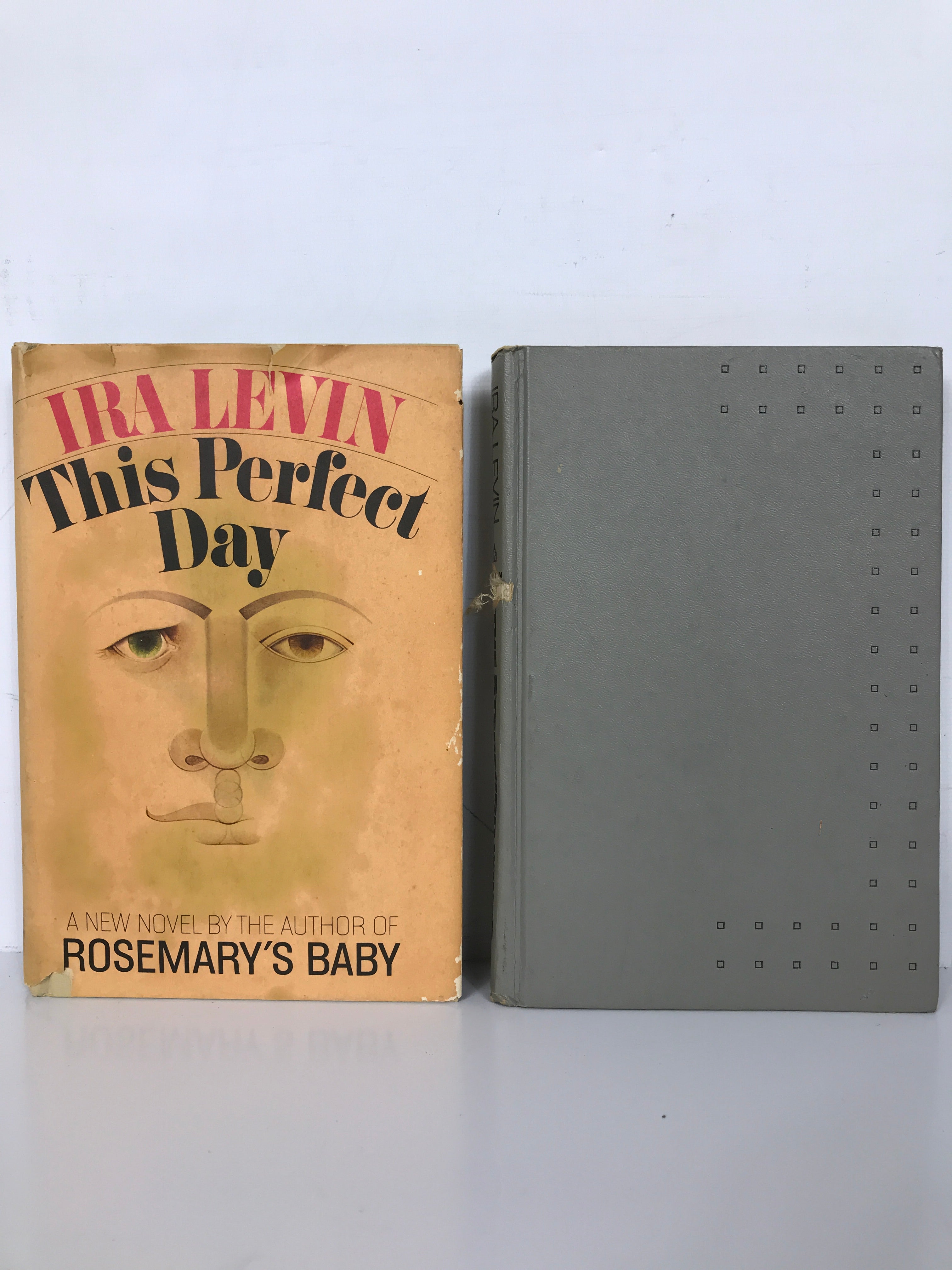 Lot of 2 Ira Levin Books: This Perfect Day 1970 HCDJ/The Stepford Wives 1972 HC