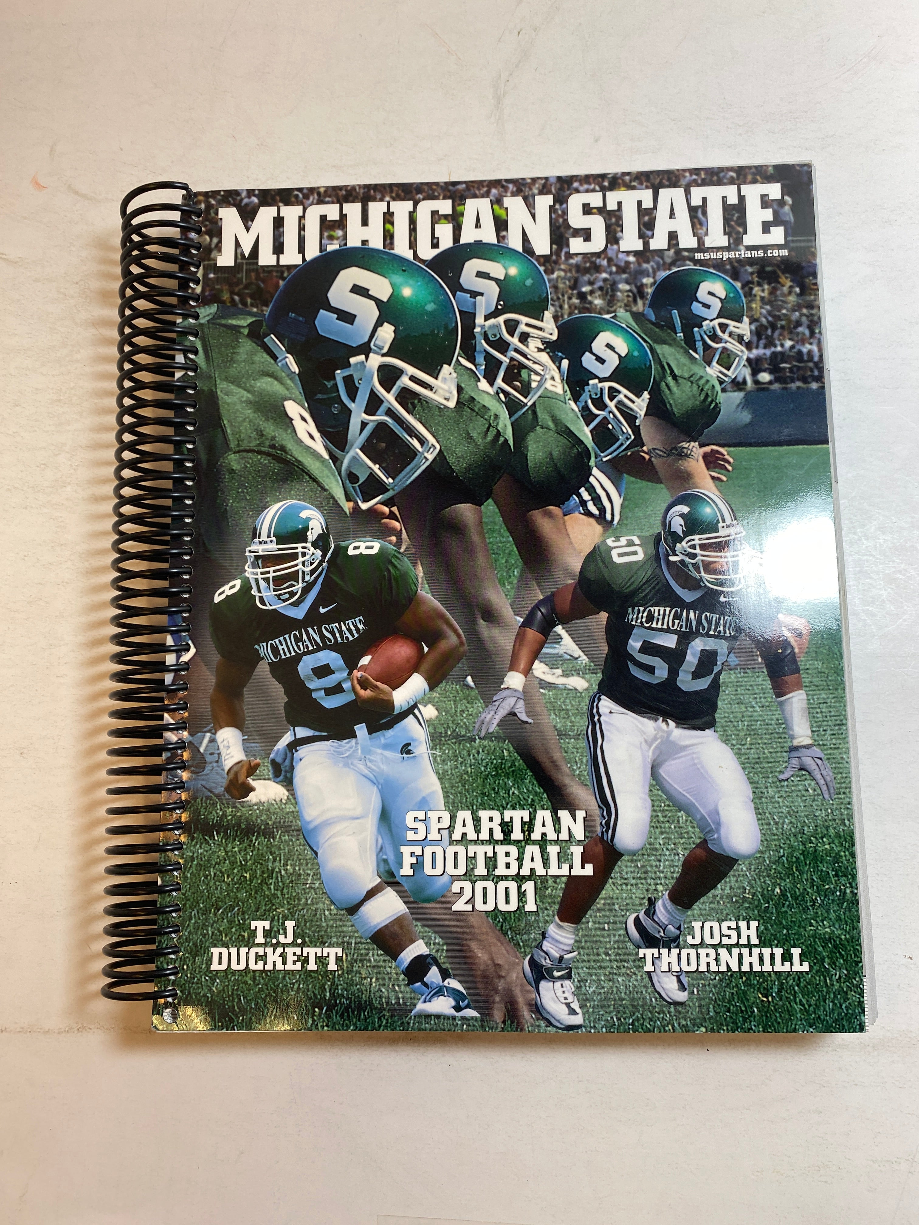 2001 MSU Michigan State Football Media Guide