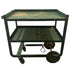 Green Metal Rolling Cart