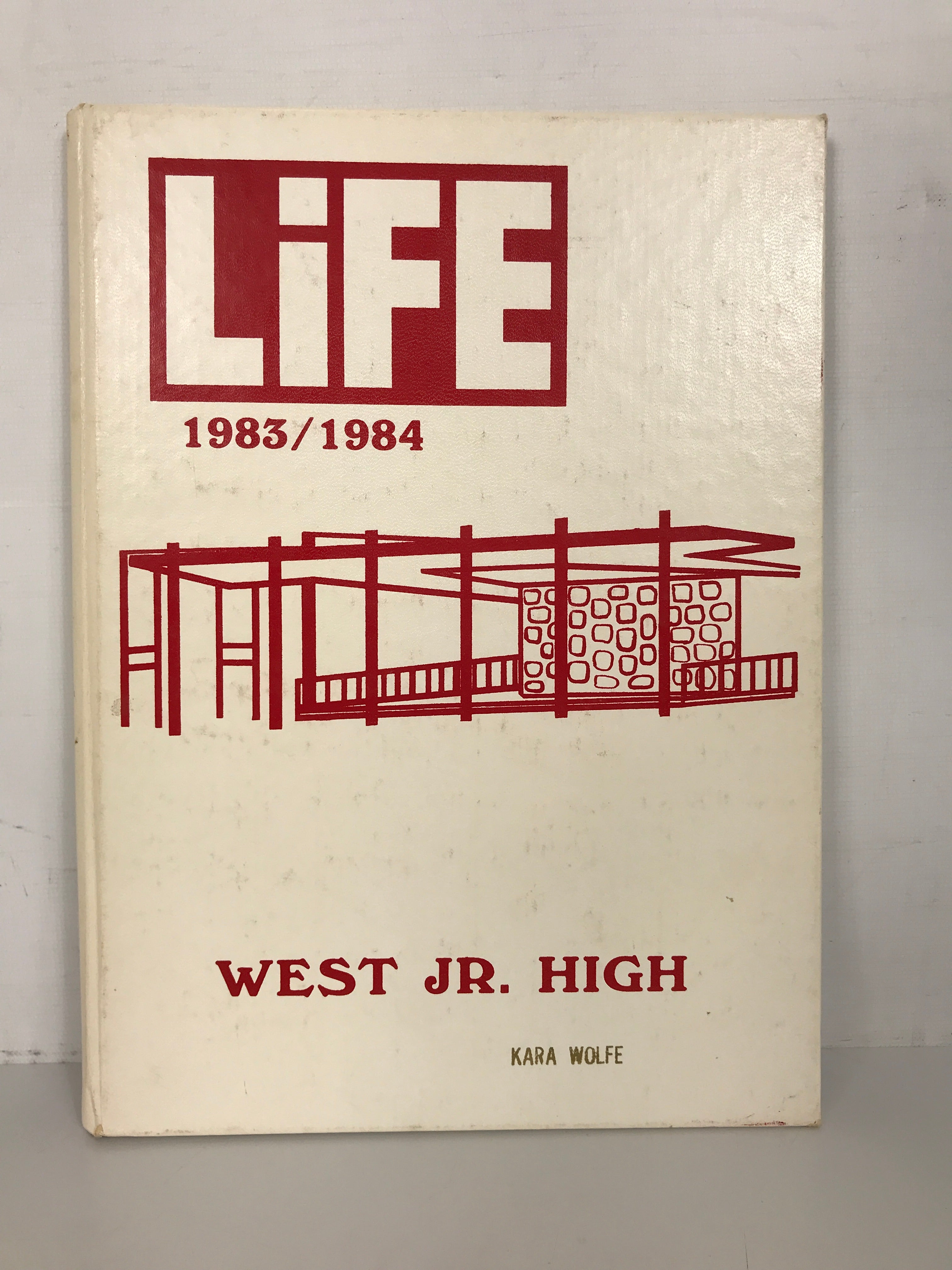 1984 West Jr High School Yearbook Rochester Michigan HC