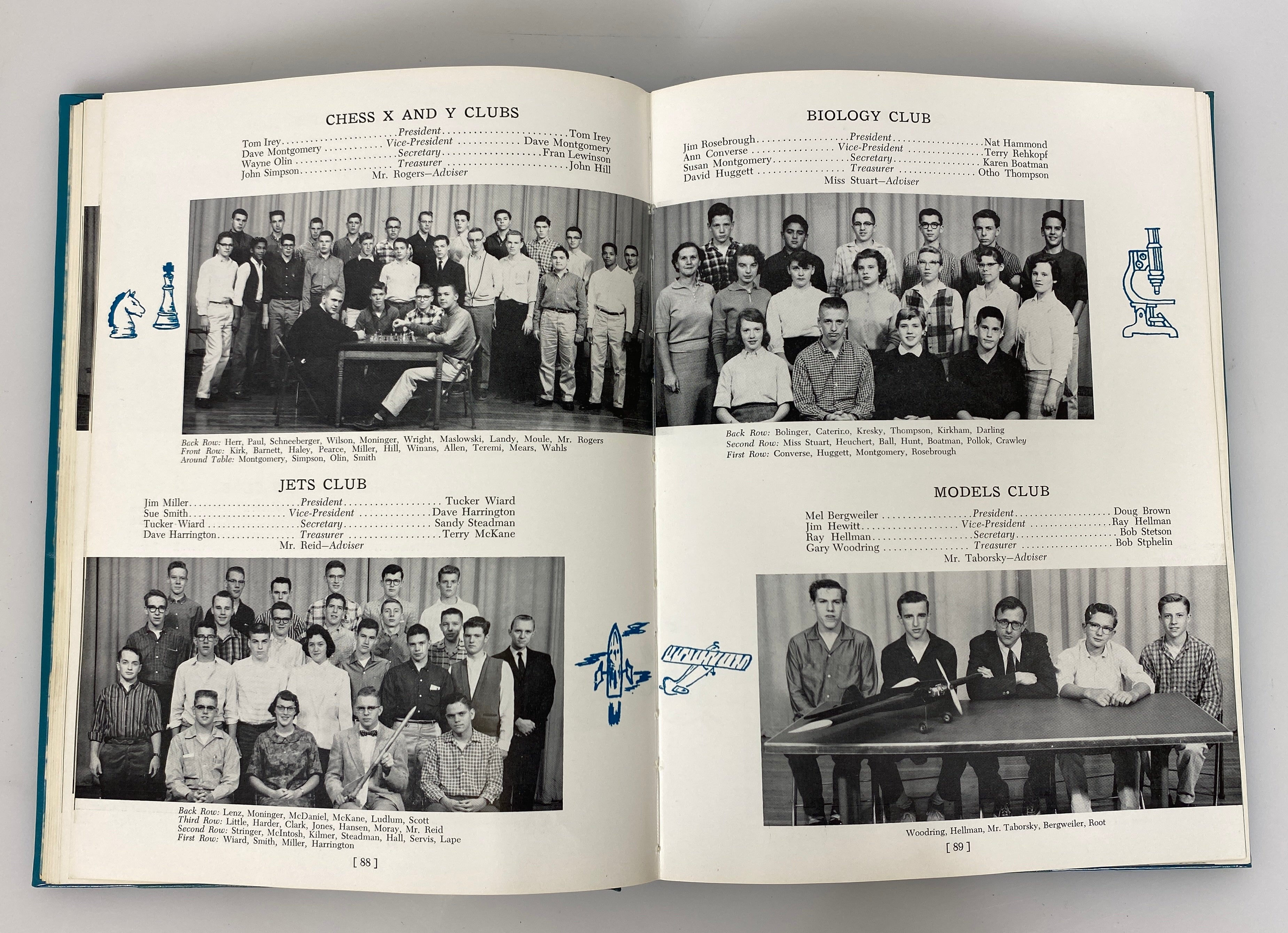 1959 J.W. Sexton High School Yearbook Lansing Michigan HC