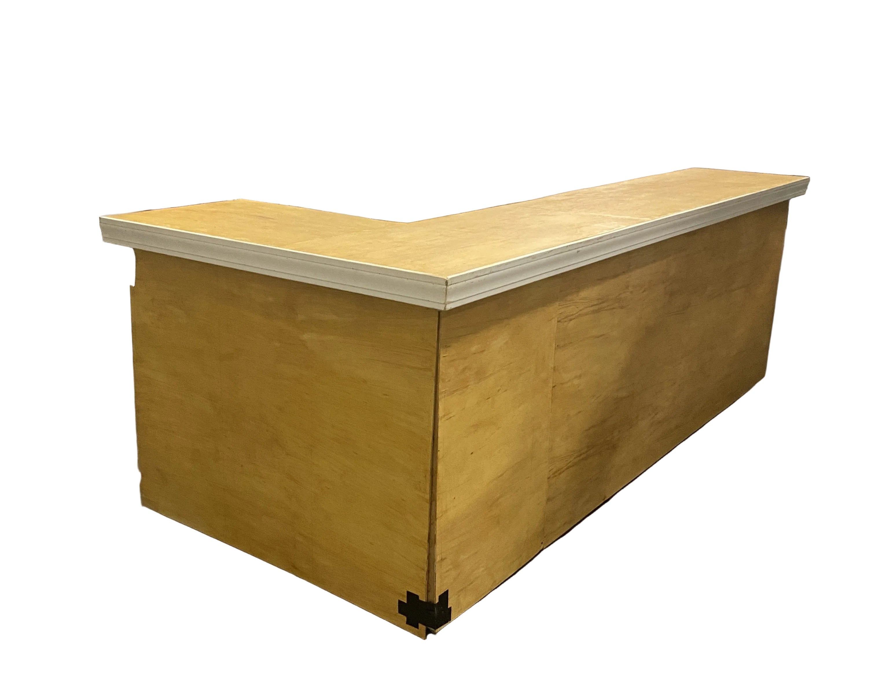 L-Shaped Wooden Counter or Standing Bar