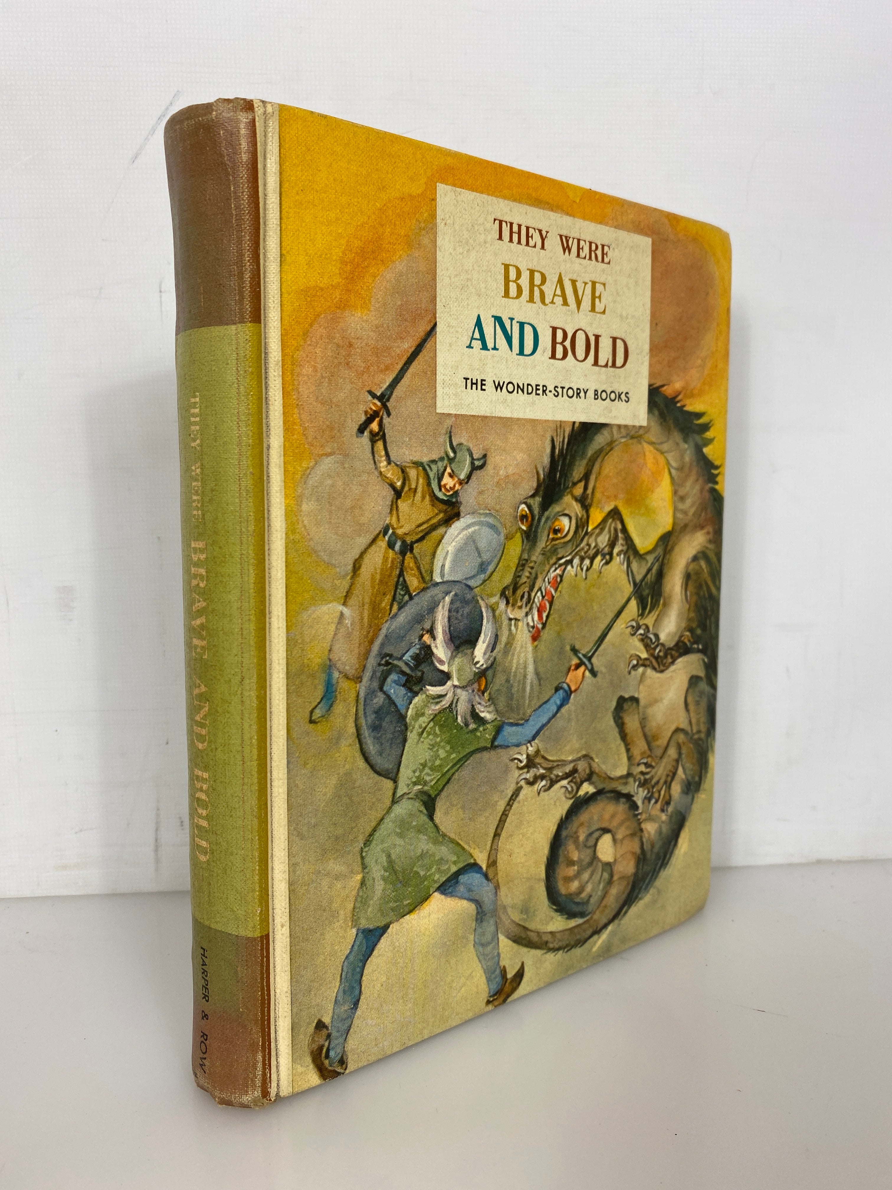 They Were Brave and Bold The Wonder-Story Books Harper & Row 1962 HC