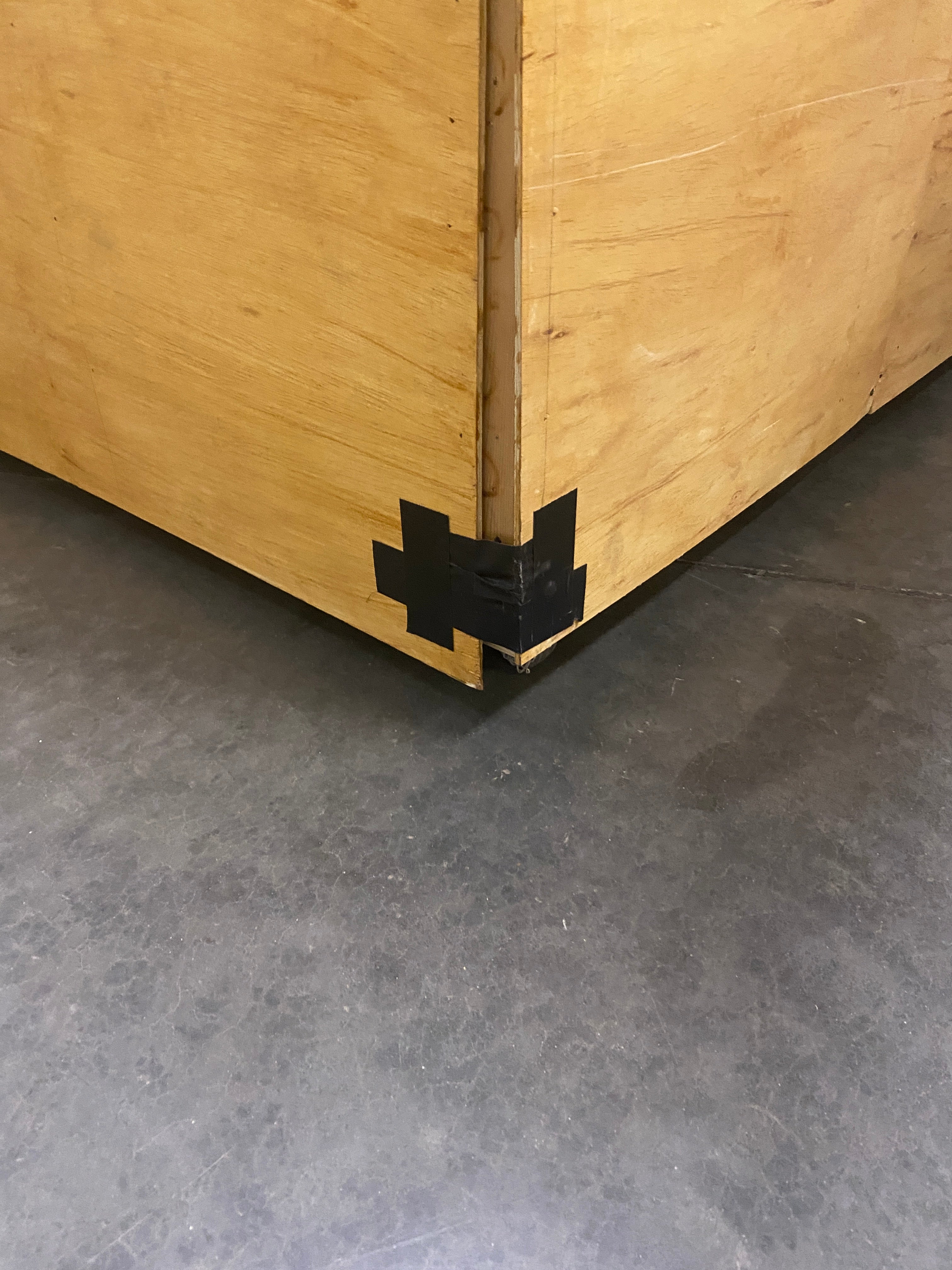 L-Shaped Wooden Counter or Standing Bar