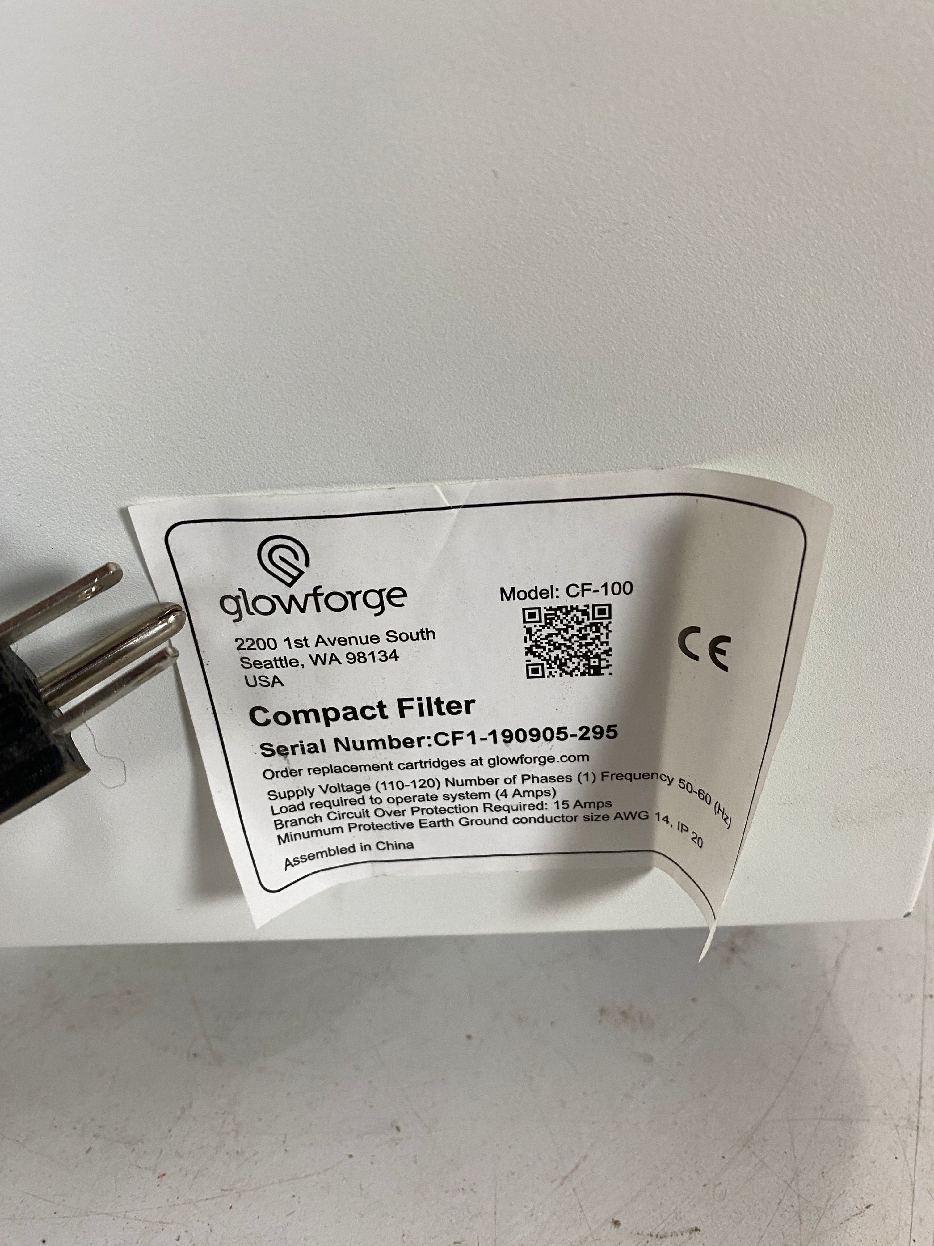 Glowforge Air Filter #CF-100