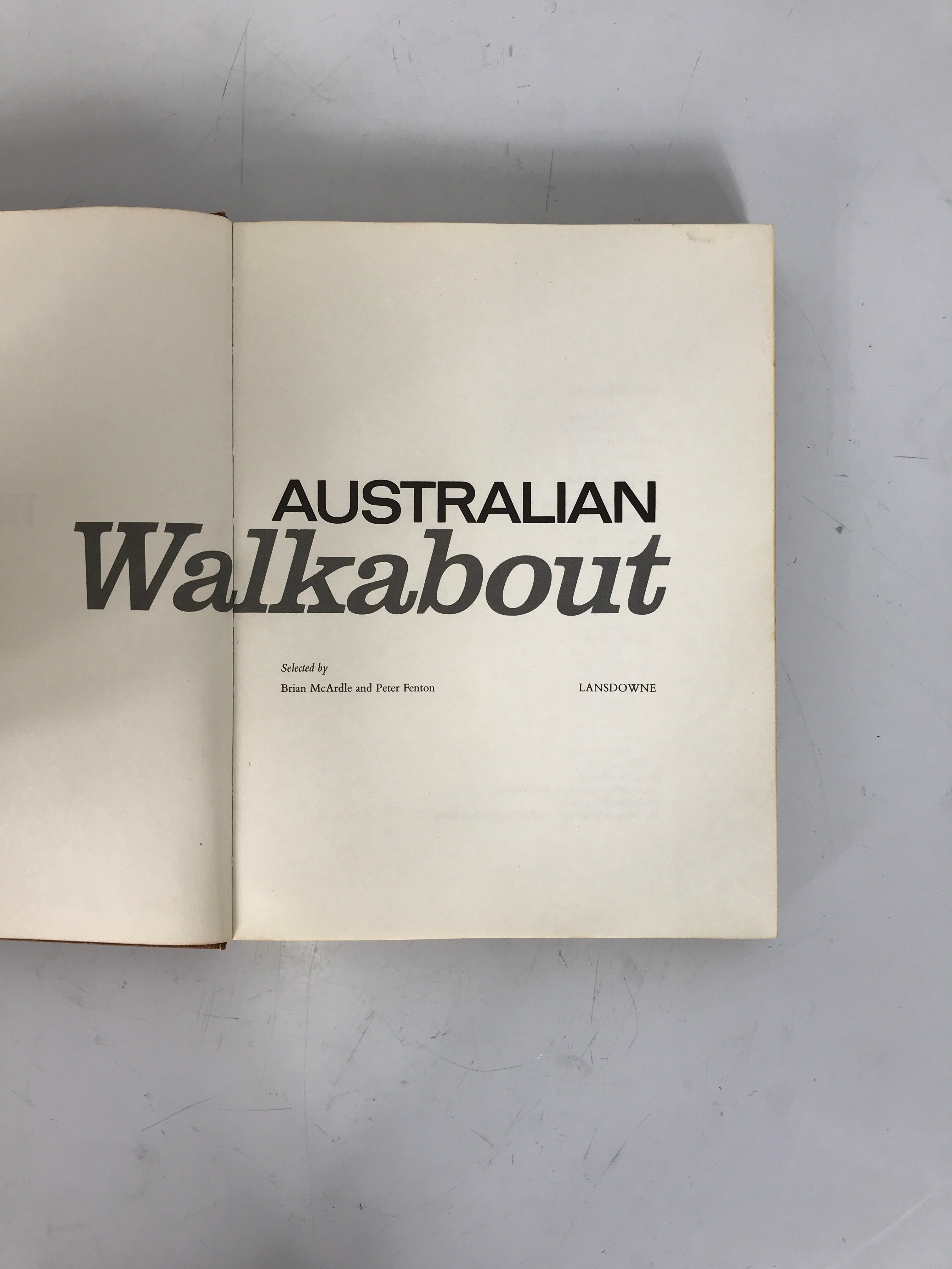 Australian Walkabout Stories from Walkabout Magazine 1970 HC DJ