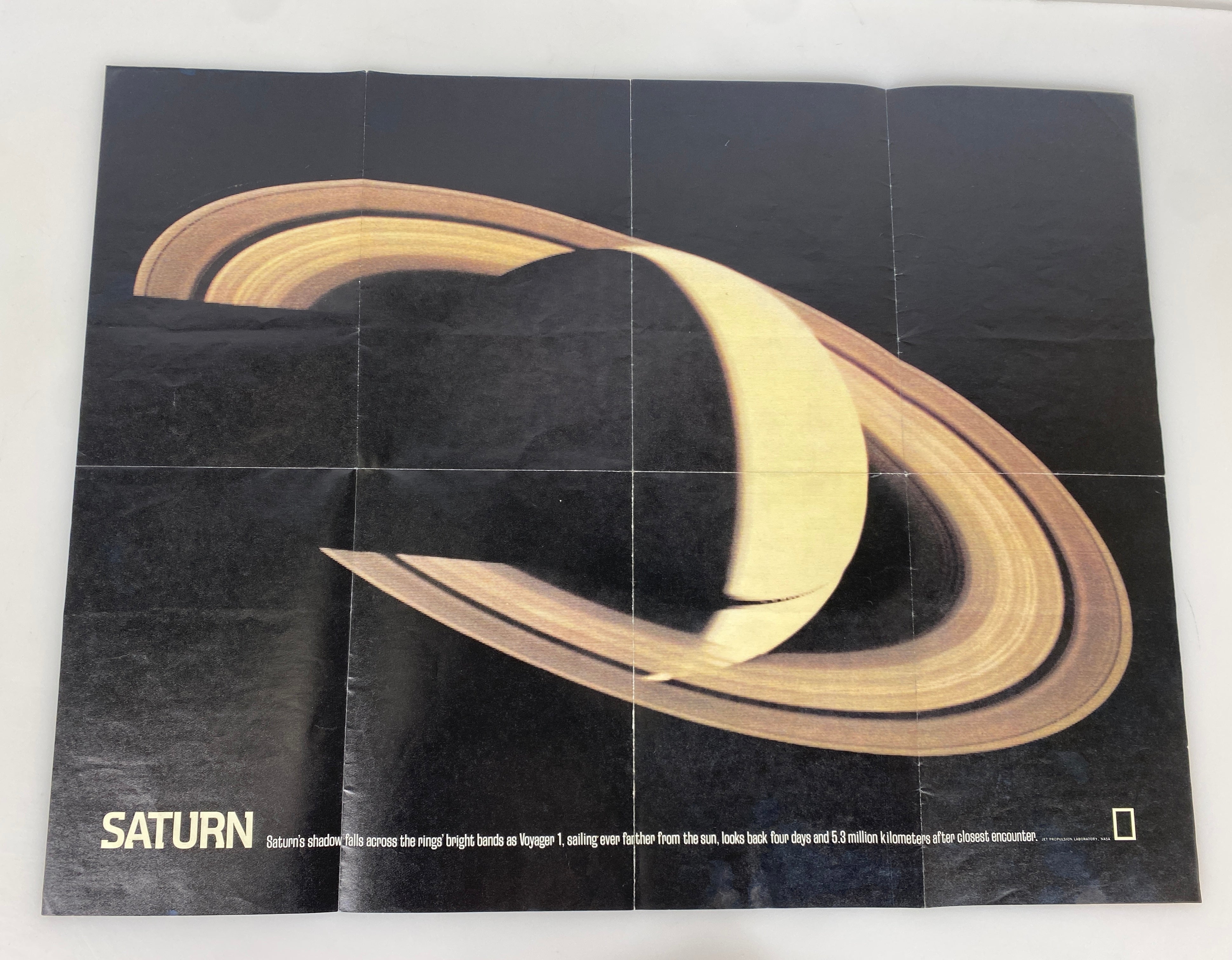 Lot of 3 Nat Geo Space Related Maps/Posters 1970-1983