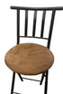 Aluminum Barstool with Leather Seating