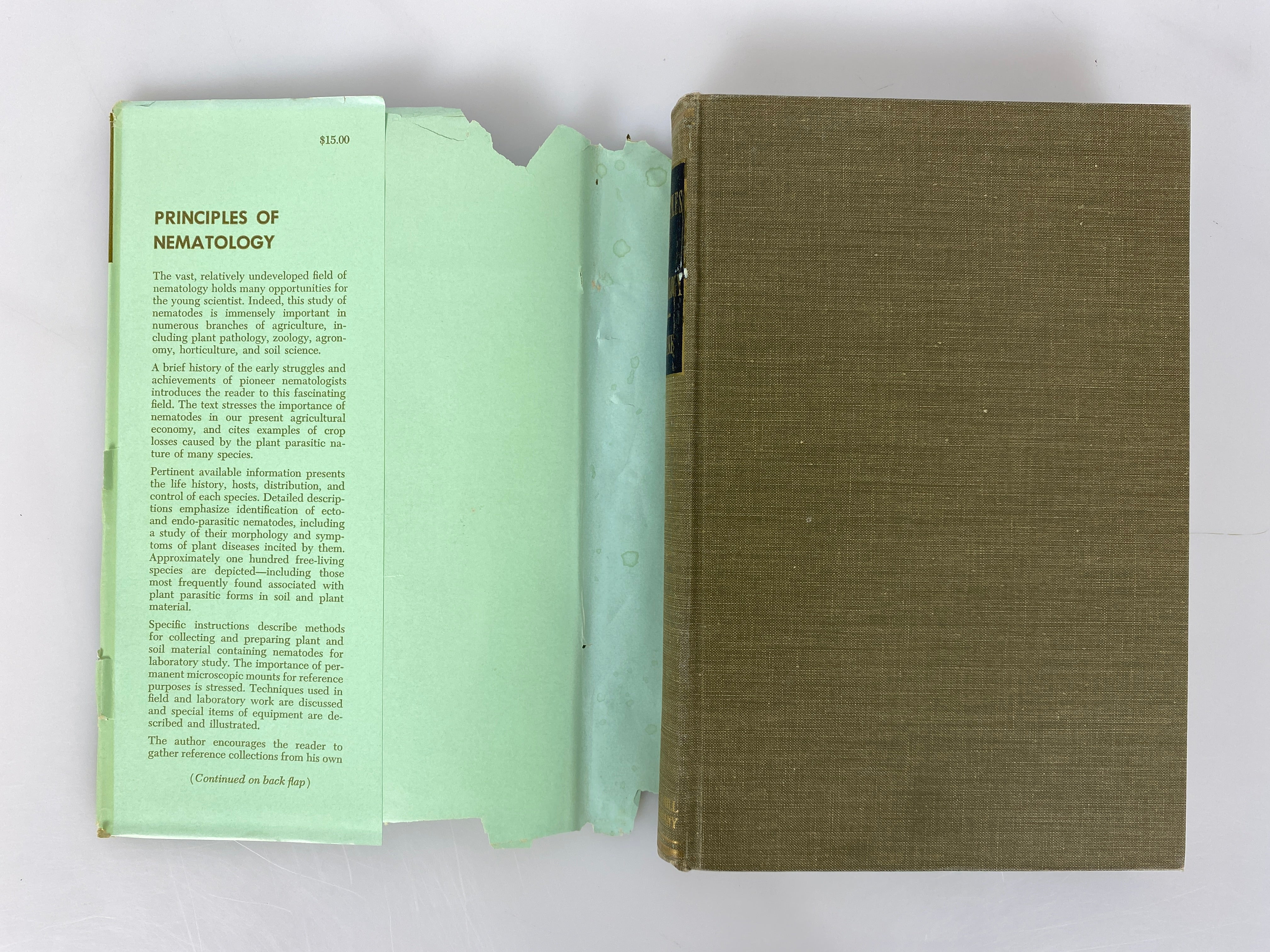 Lot of 3 Volumes: Nematodes/Nematology 1959-1961 Vintage HC