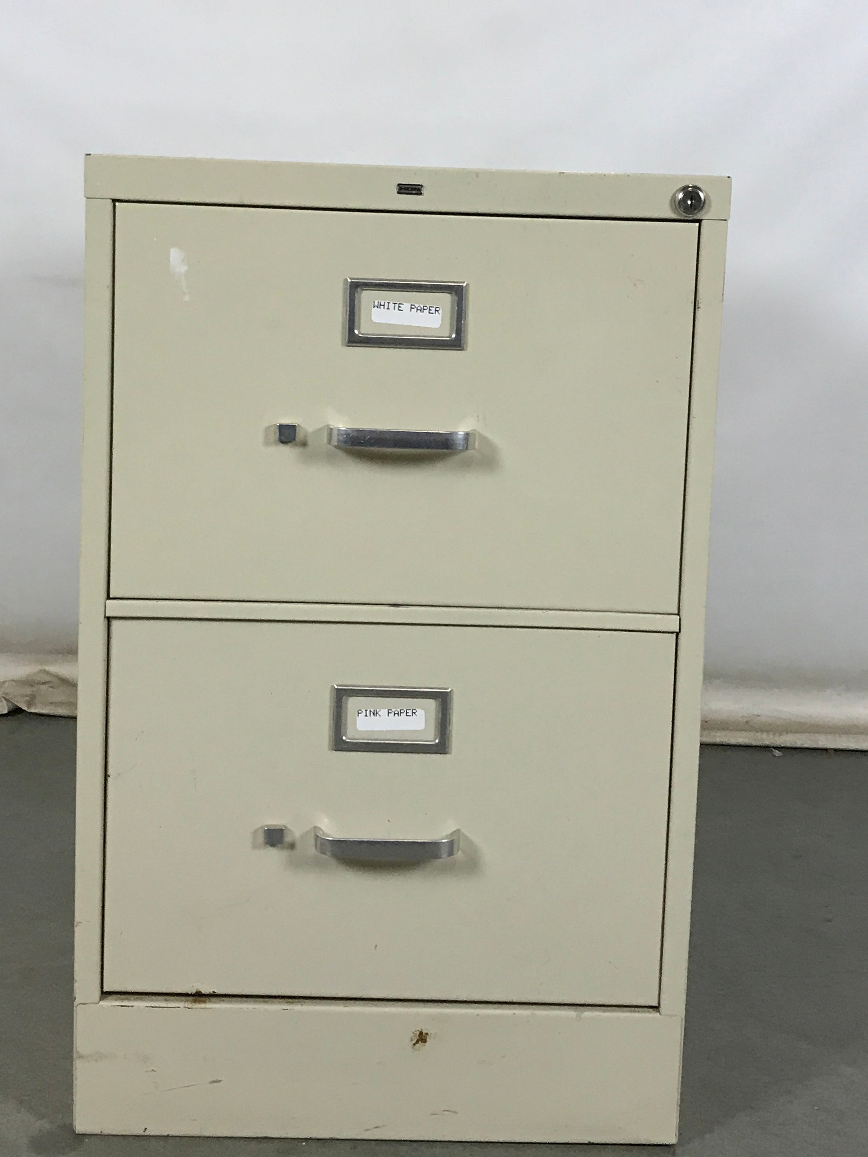 Hon Cream 2-Drawer Filing Cabinet