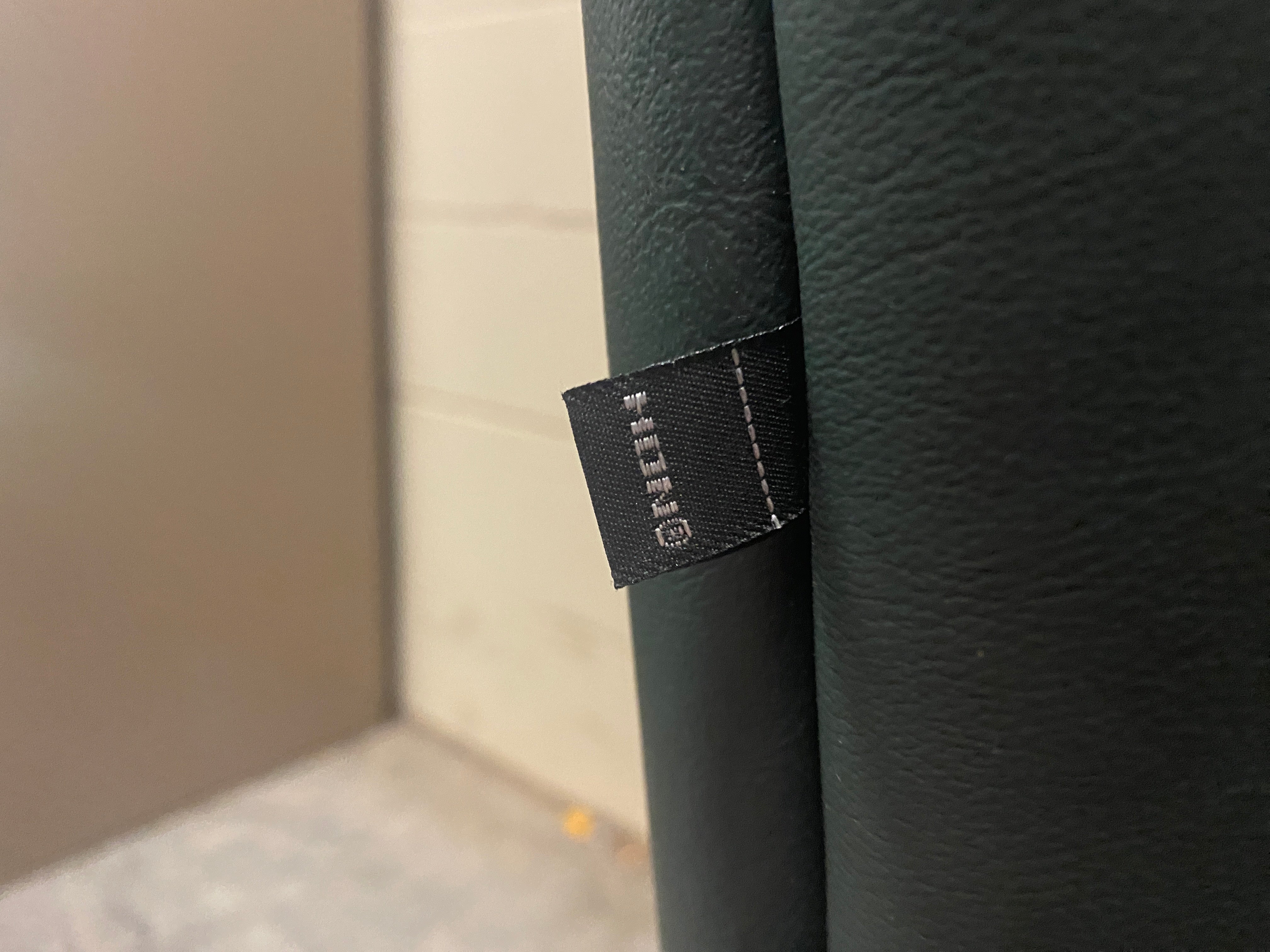 HON Dark Green Leather Office Chair