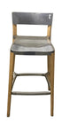 Emeco by Young Metal and Wood Barstool Chair