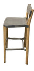 Emeco by Young Metal and Wood Barstool Chair