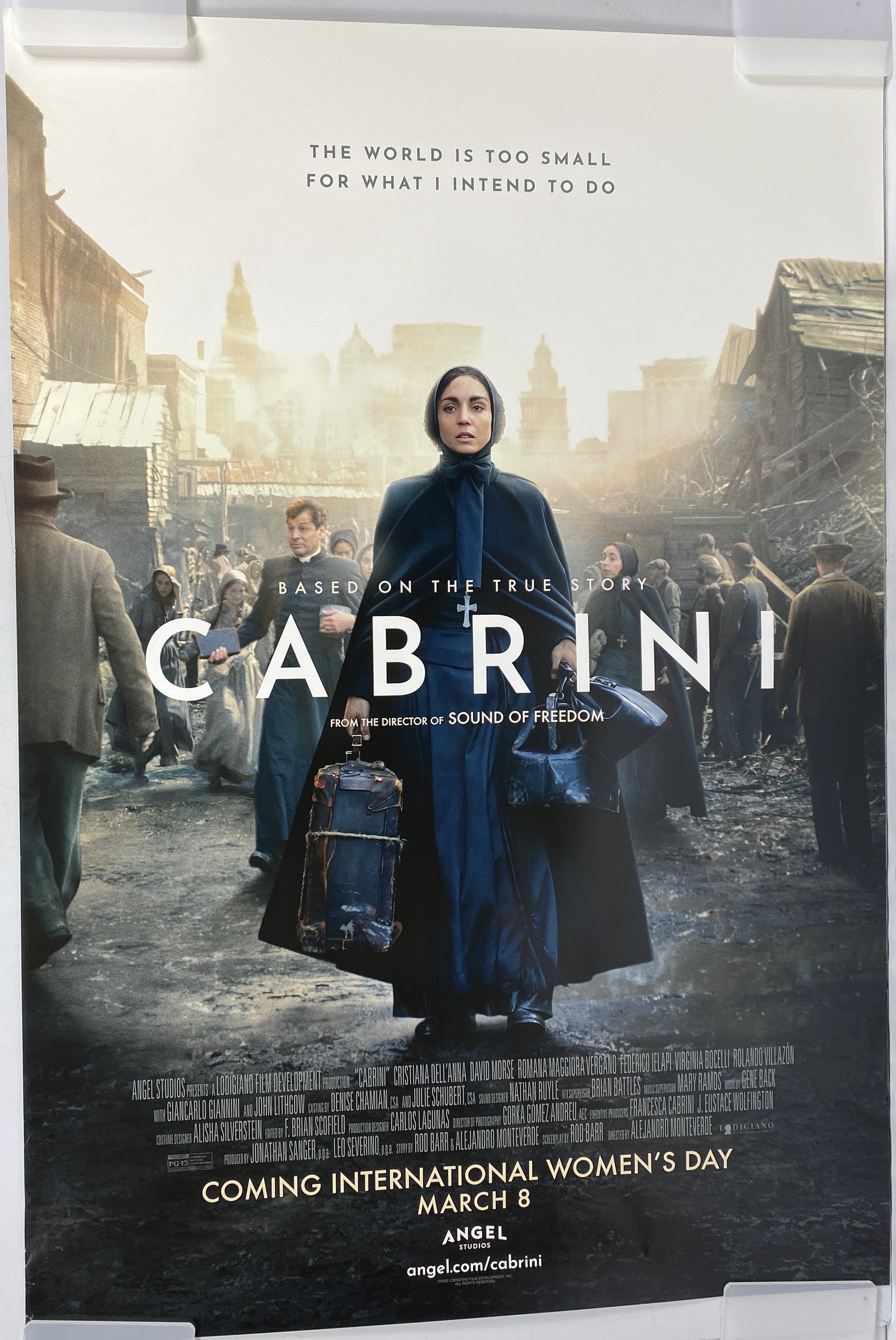 Cabrini Double Sided Movie Poster 27" x 40"