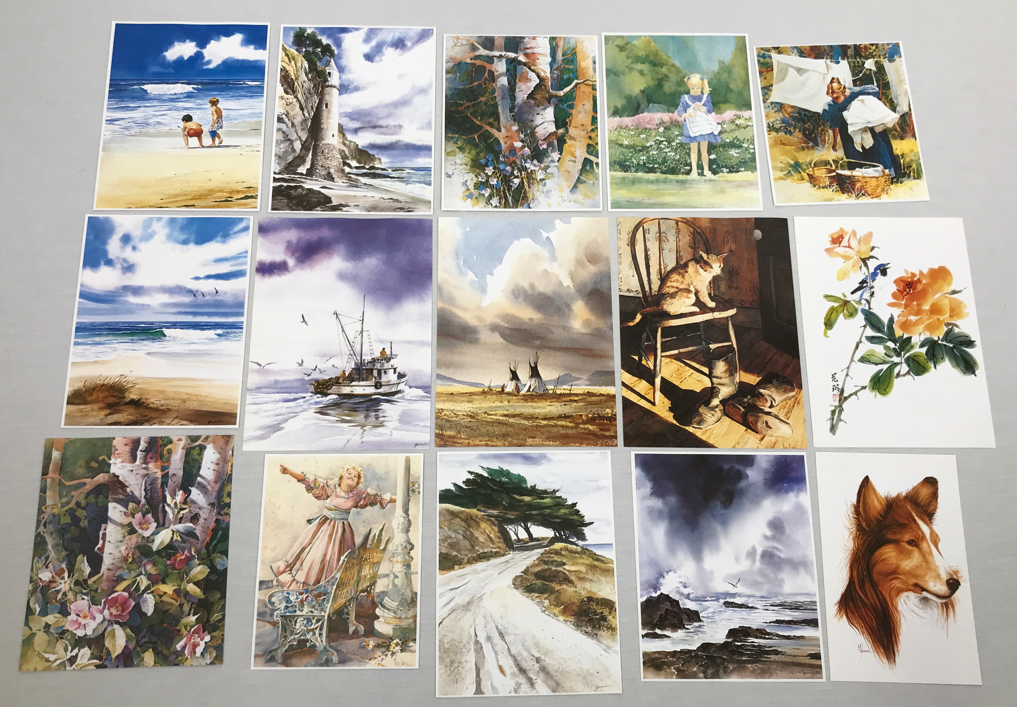 Various Watercolor Art Prints