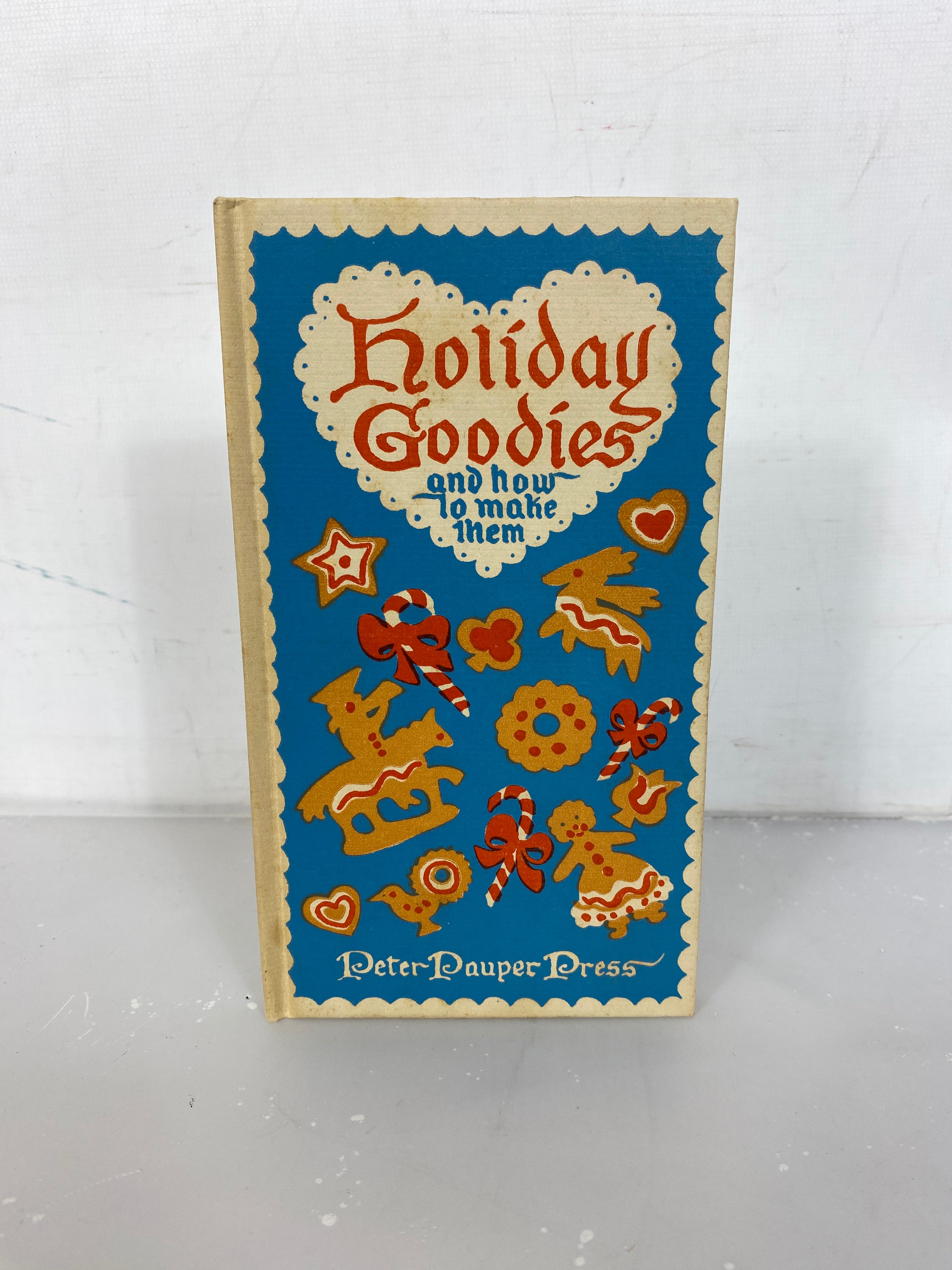 Vintage Holiday Cookbook: Holiday Goodies and How to Make Them 1952 Peter Pauper Press HC in Slipcase