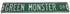 "Green Monster Dr" Metal Road Sign