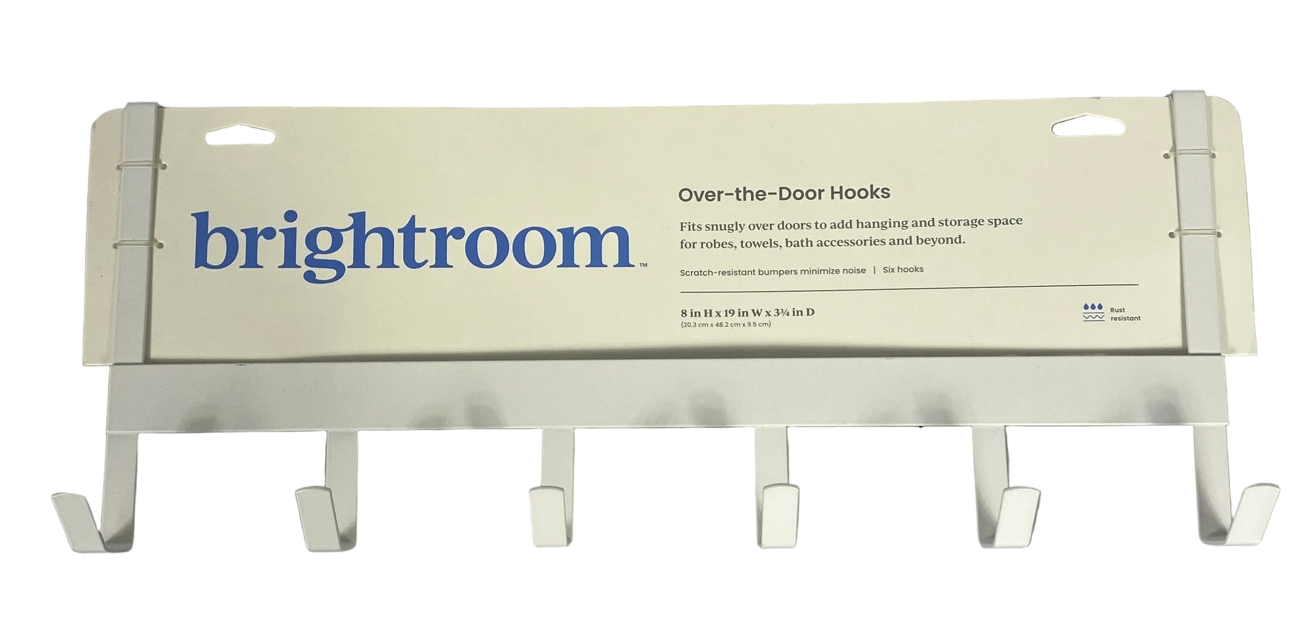 Brighthooks Over-the-Door-Hooks in White