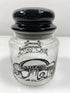 Apothecary Clear Glass Jar w/ Mushrooms
