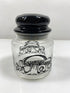 Apothecary Clear Glass Jar w/ Mushrooms
