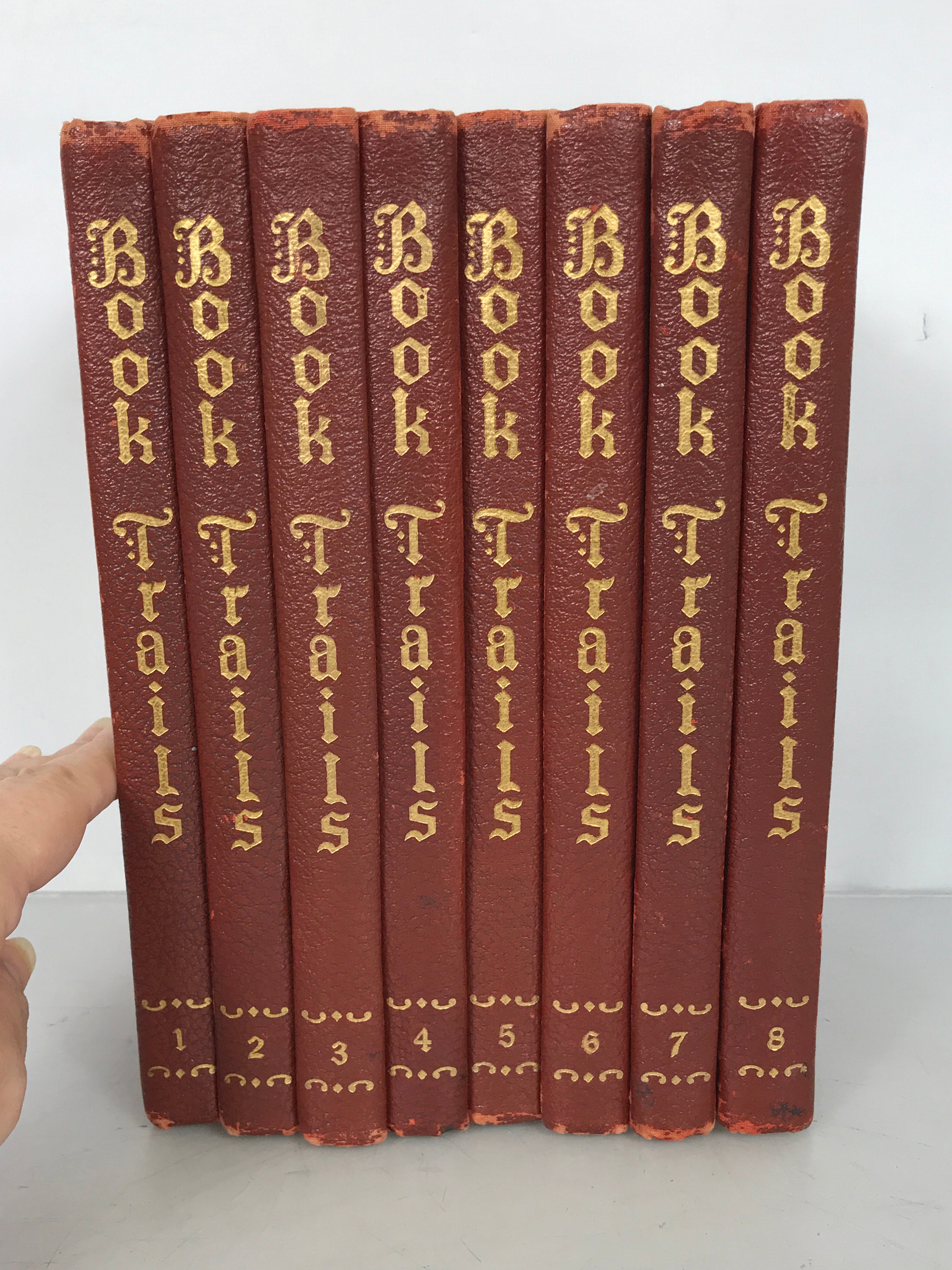 Book Trails for Baby Feet Complete Set 1-8 1946 HC