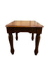 Sunburst Veneer Wooden Side Table