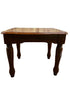 Sunburst Veneer Wooden Side Table