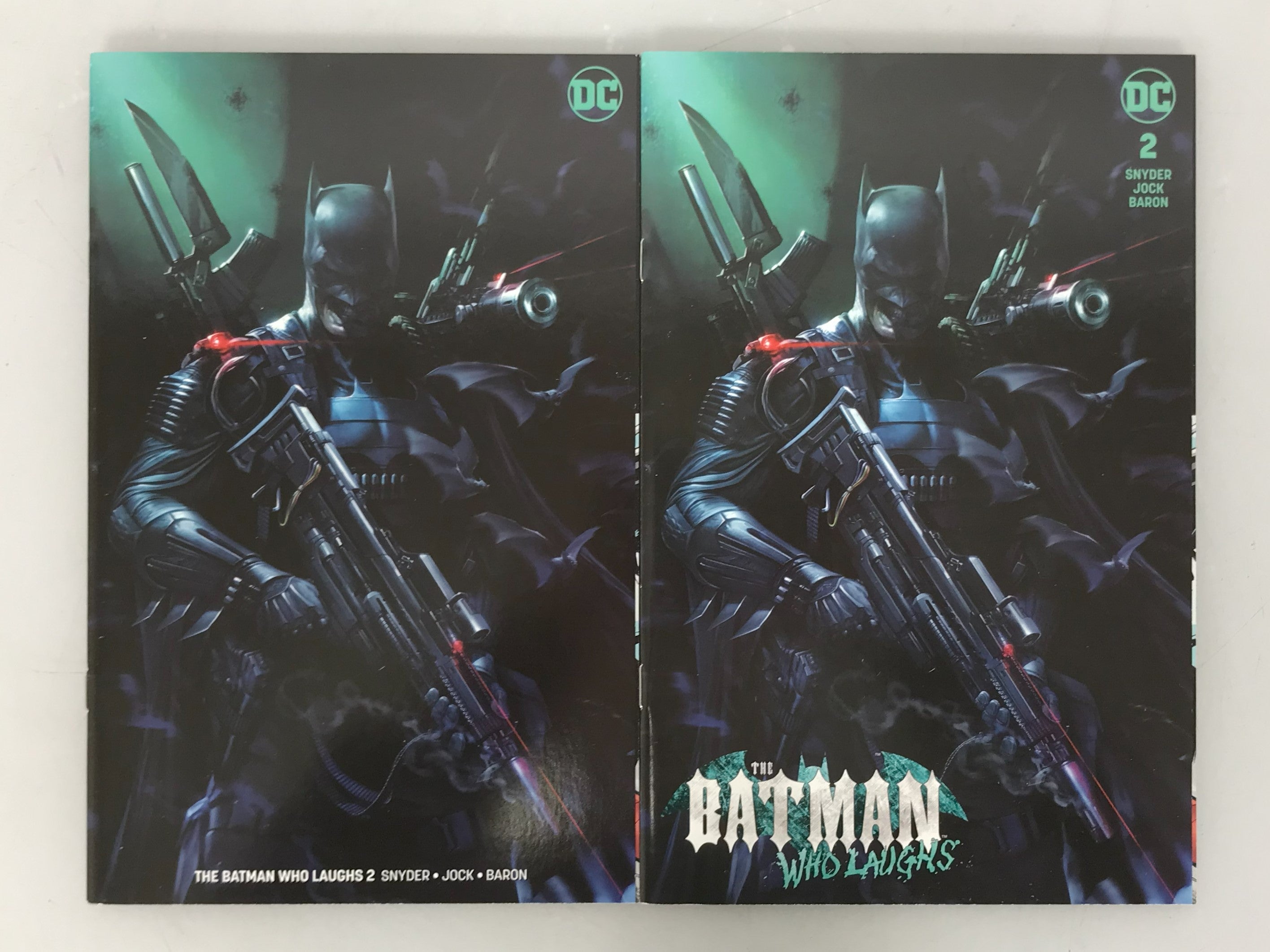 Lot of 2 The Batman Who Laughs 2 2019 Variant Covers Mattina