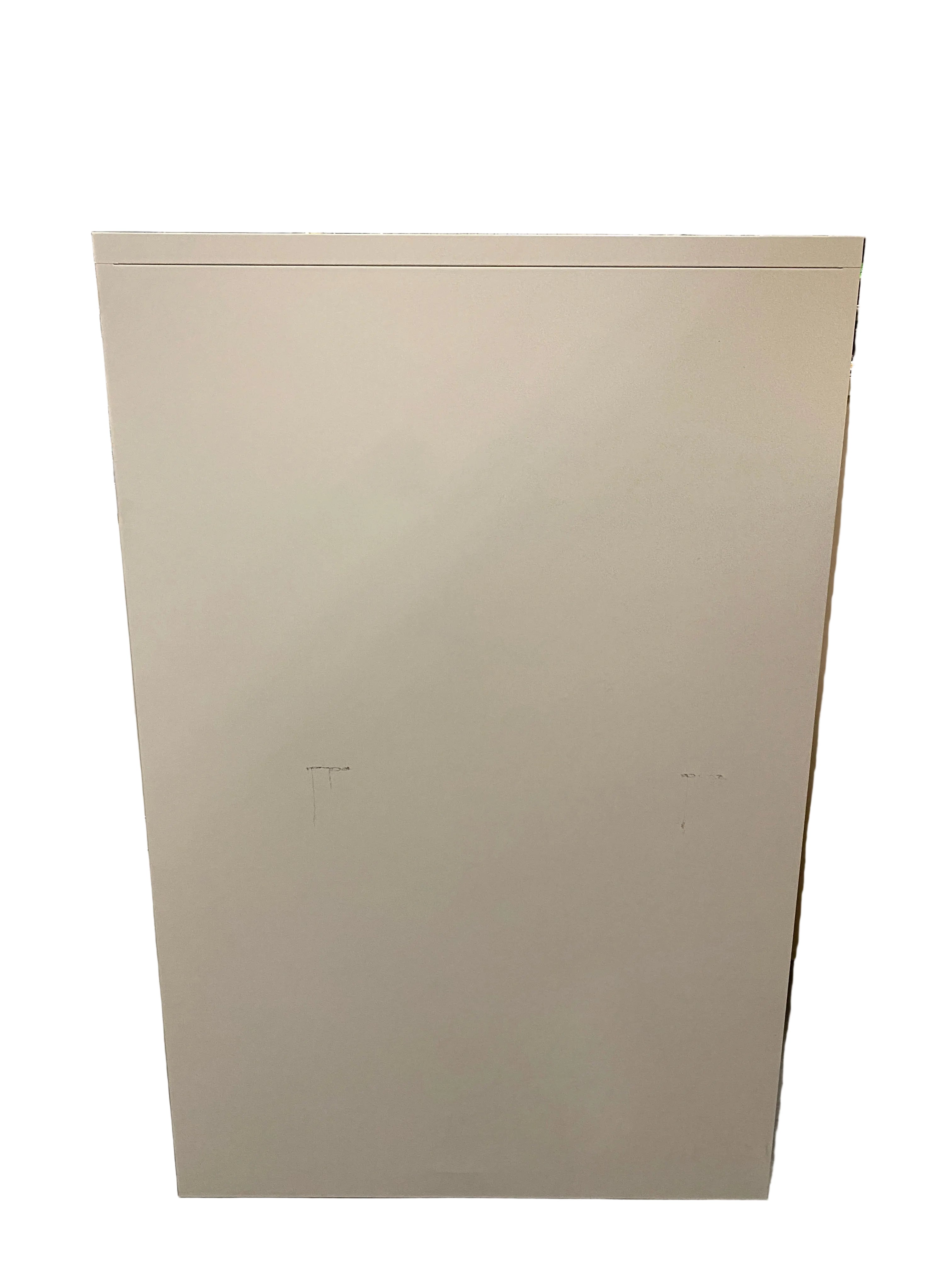 Steelcase #2295DL Metal Cabinet With Sliding Glass Doors