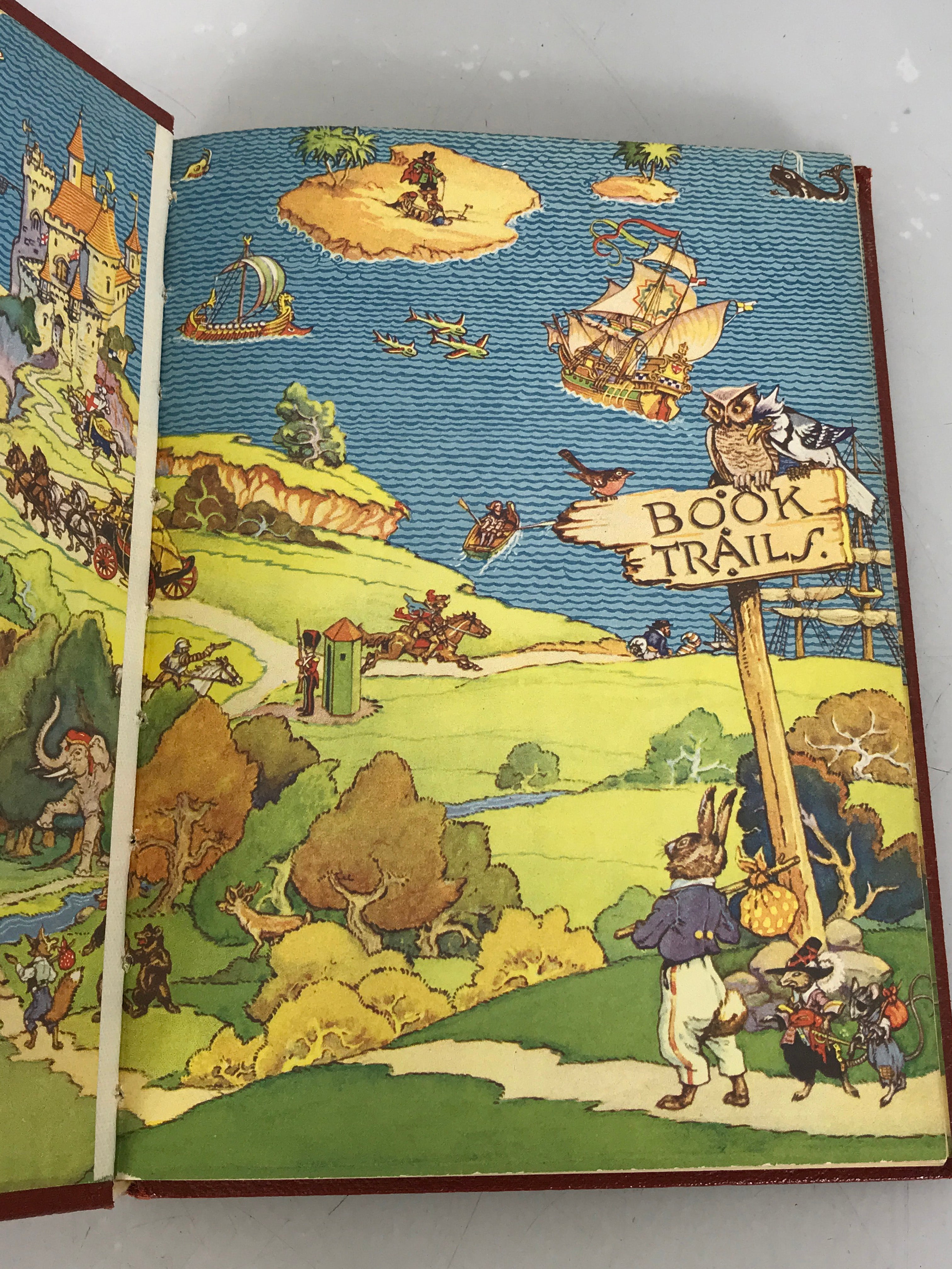 Book Trails for Baby Feet Complete Set 1-8 1946 HC