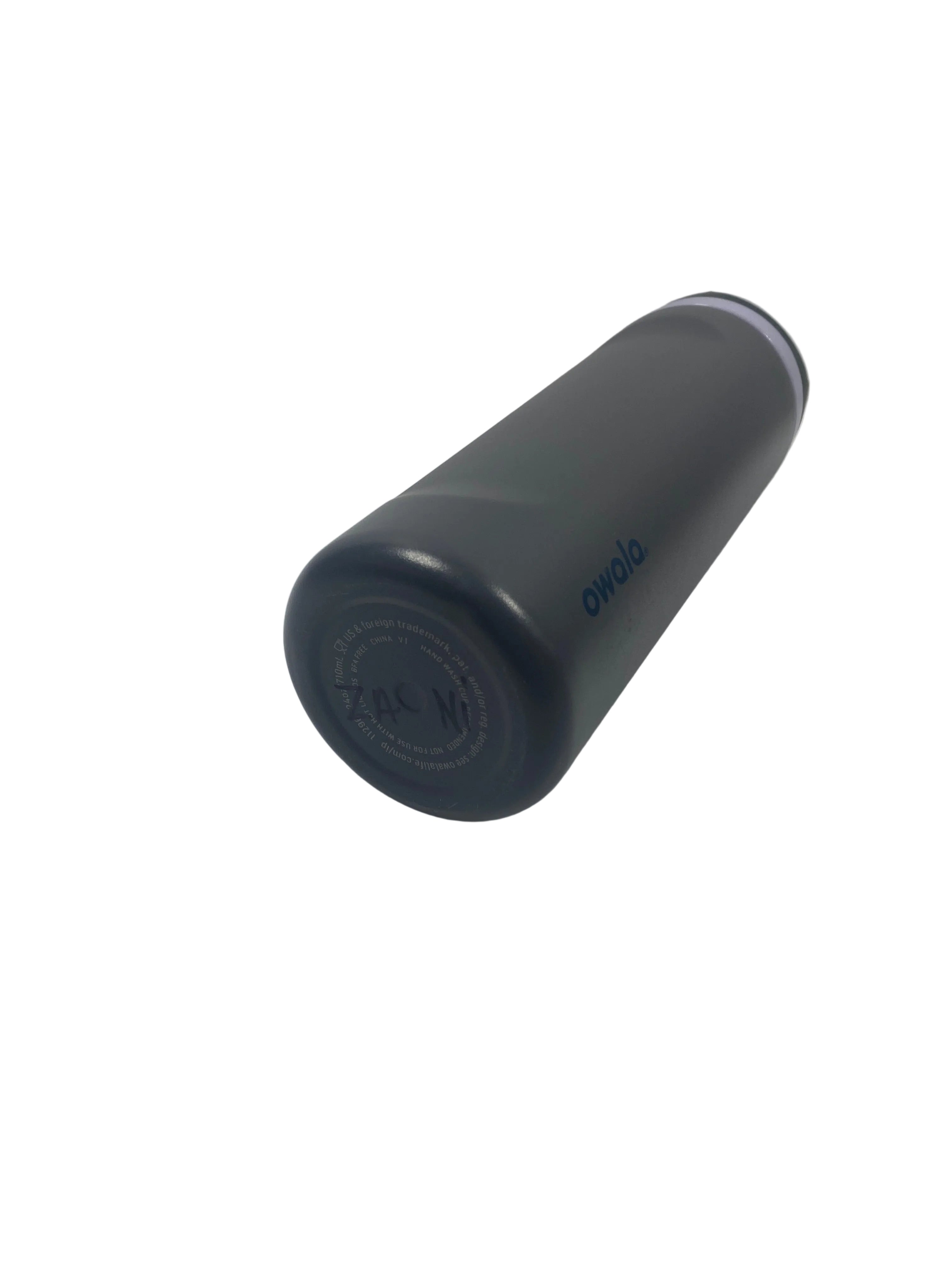 Owala Grey and Purple Insulated Water Bottle 24 oz