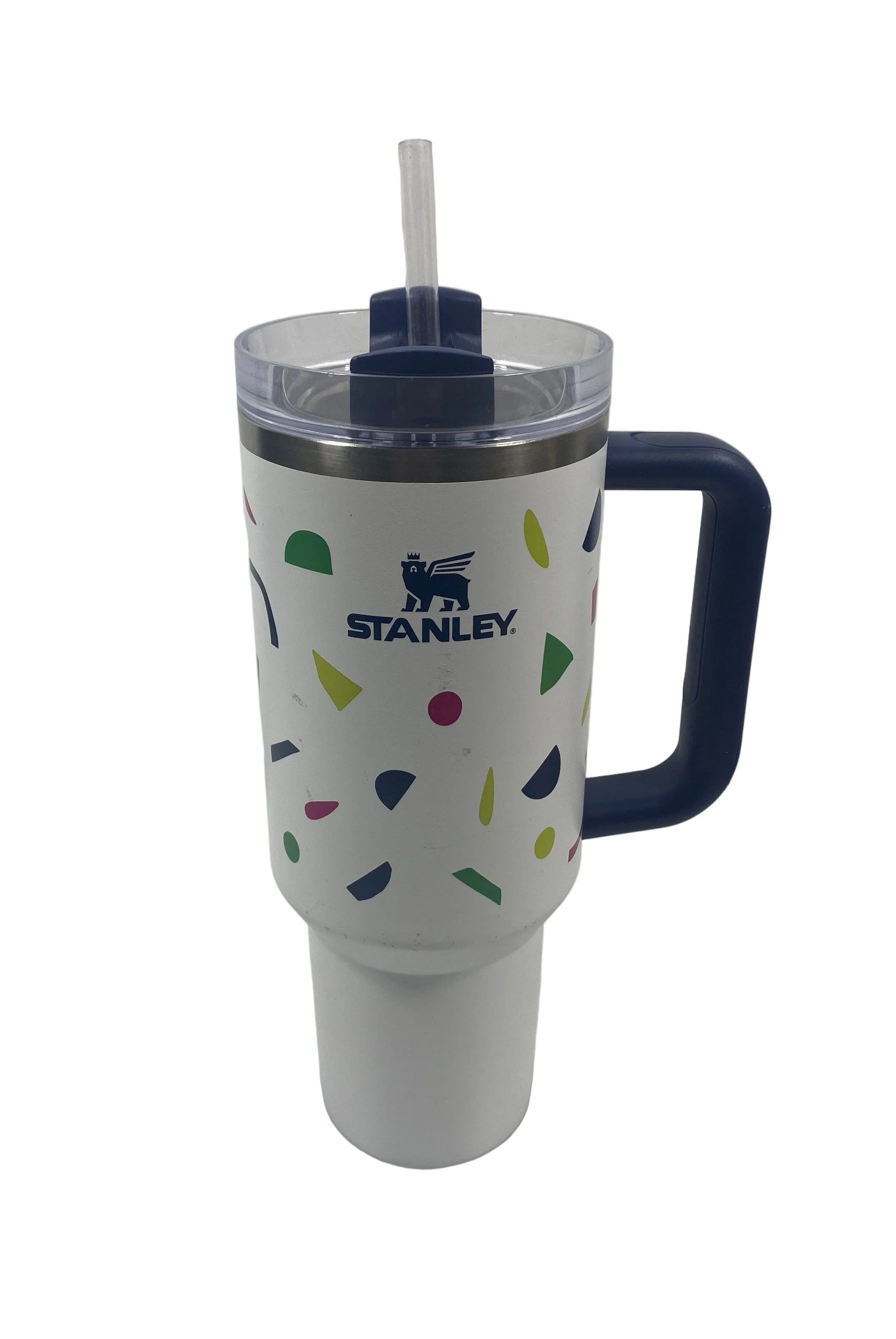 Stanley Multicolored Confetti Big Grip Travel Quencher Tumbler 40 oz