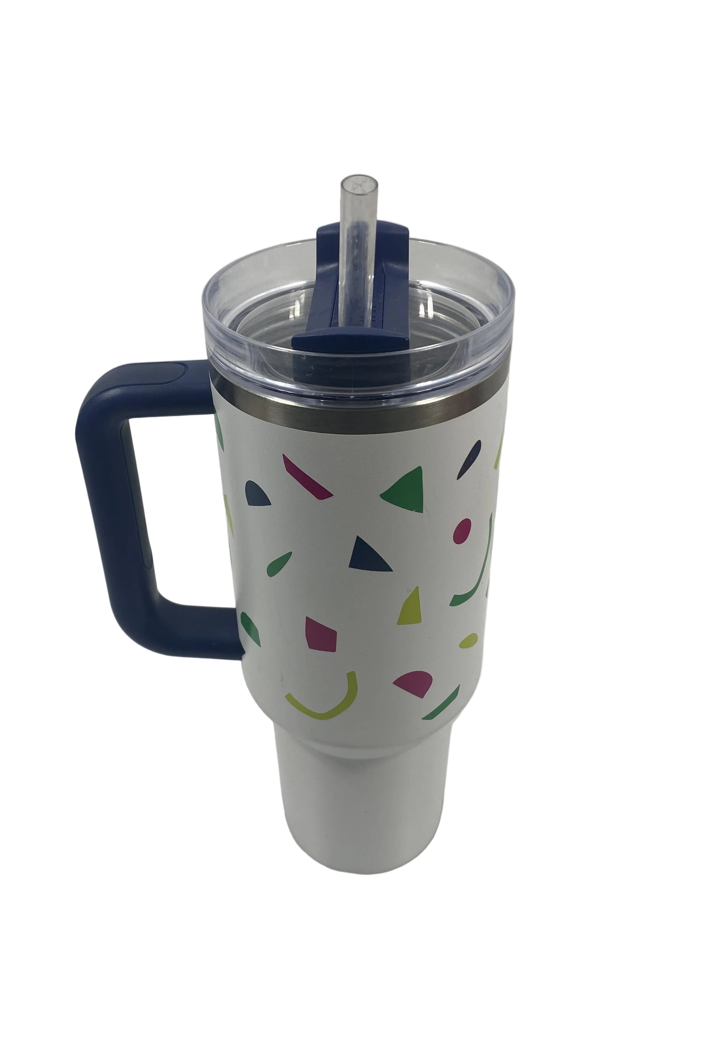 Stanley Multicolored Confetti Big Grip Travel Quencher Tumbler 40 oz