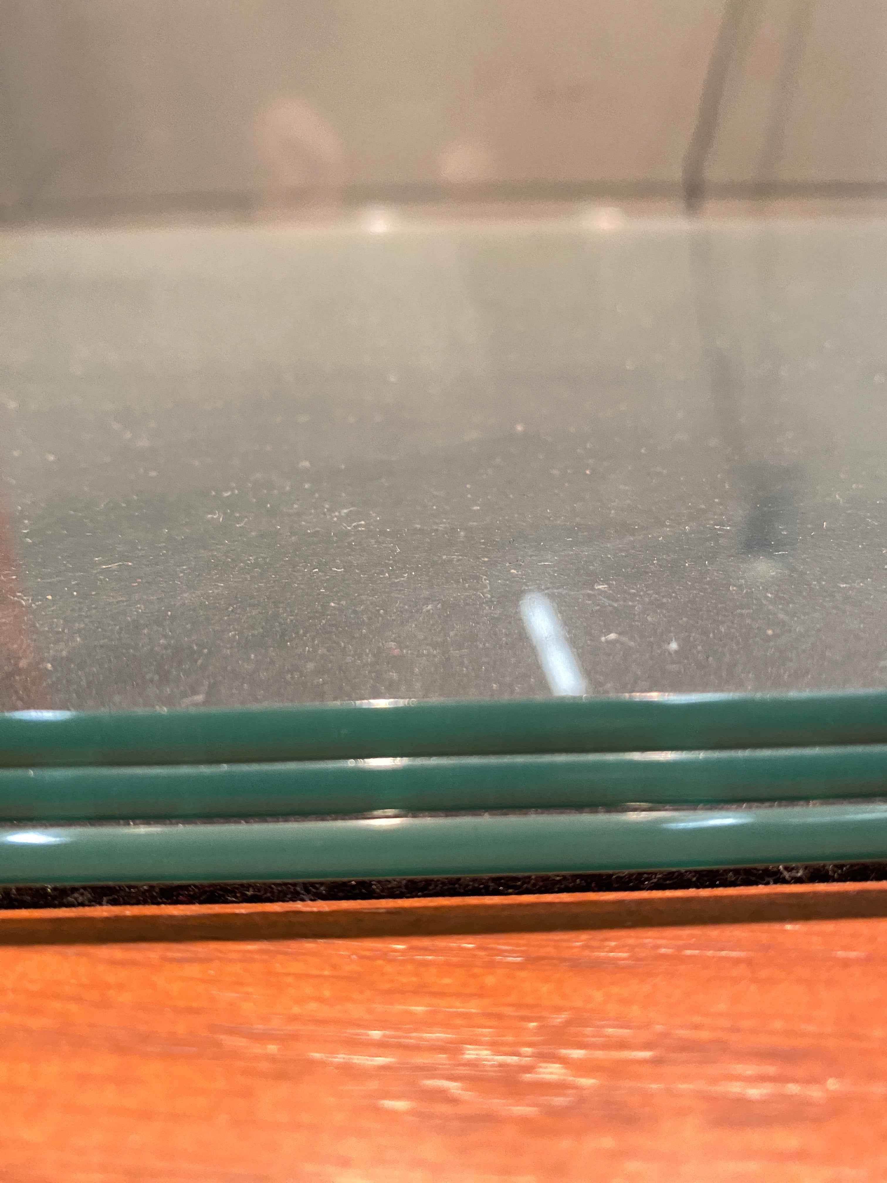 Wooden Display Case with Lights